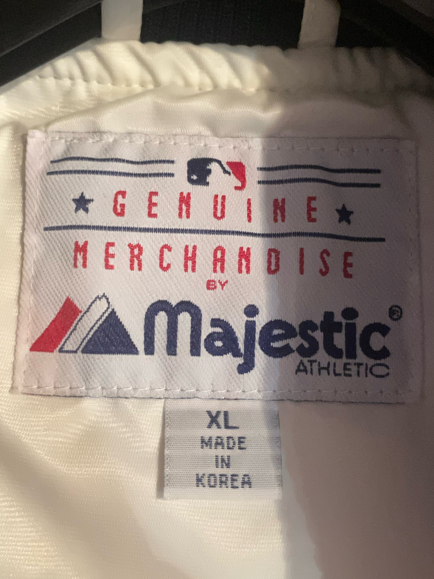 DS MAJESTIC NEW YORK YANKEES MLB SATIN JACKET SZ: XL
