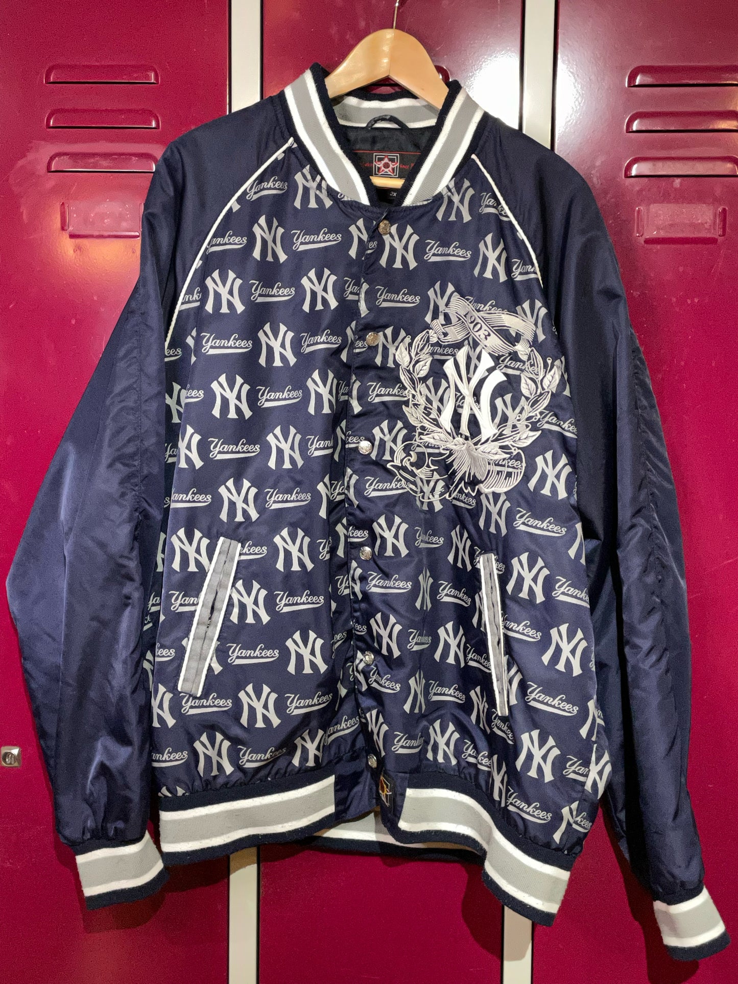 NEW YORK YANKEES JH DESIGN MLB 00s JACKET SZ: XXL