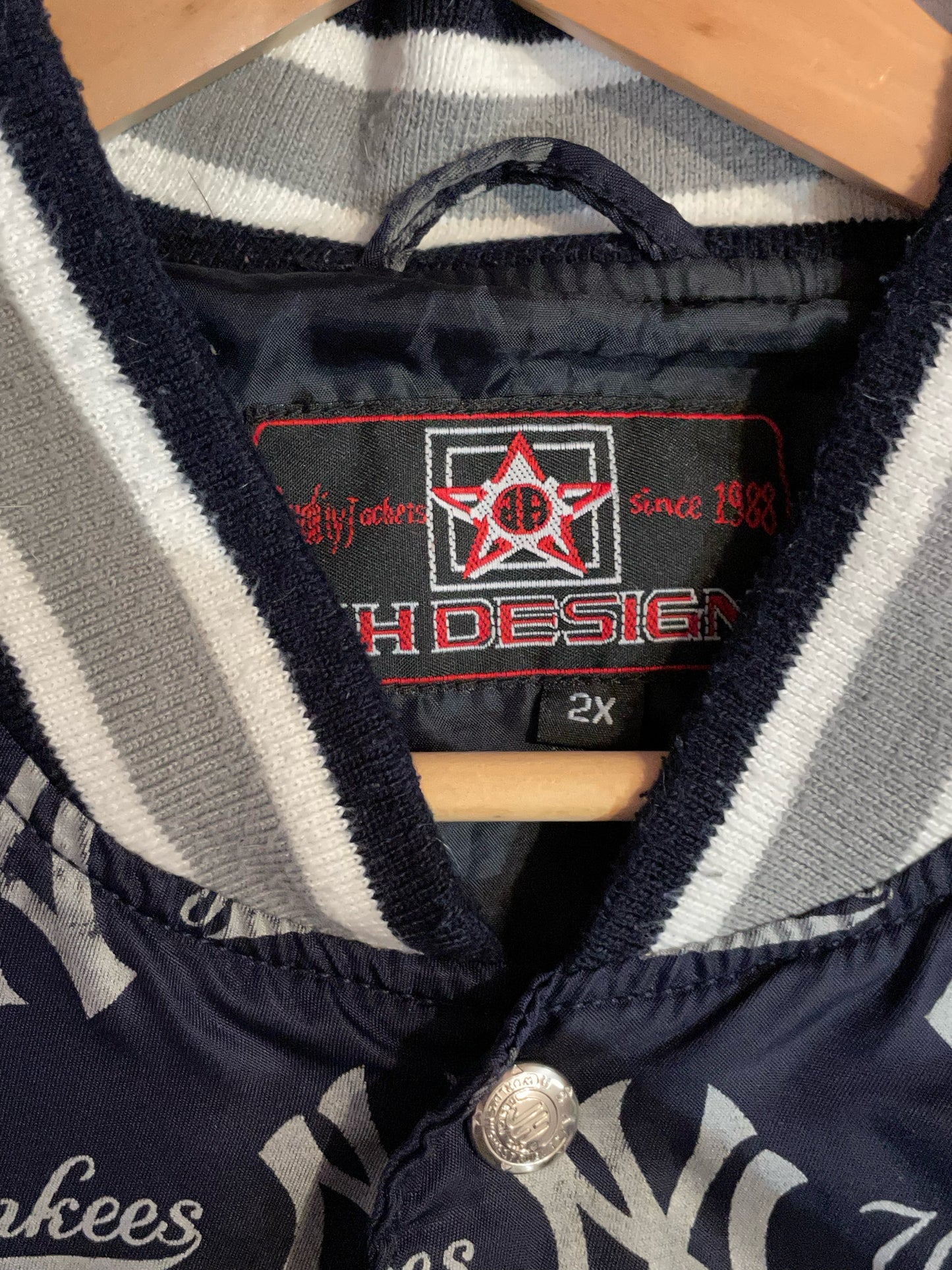 NEW YORK YANKEES JH DESIGN MLB 00s JACKET SZ: XXL
