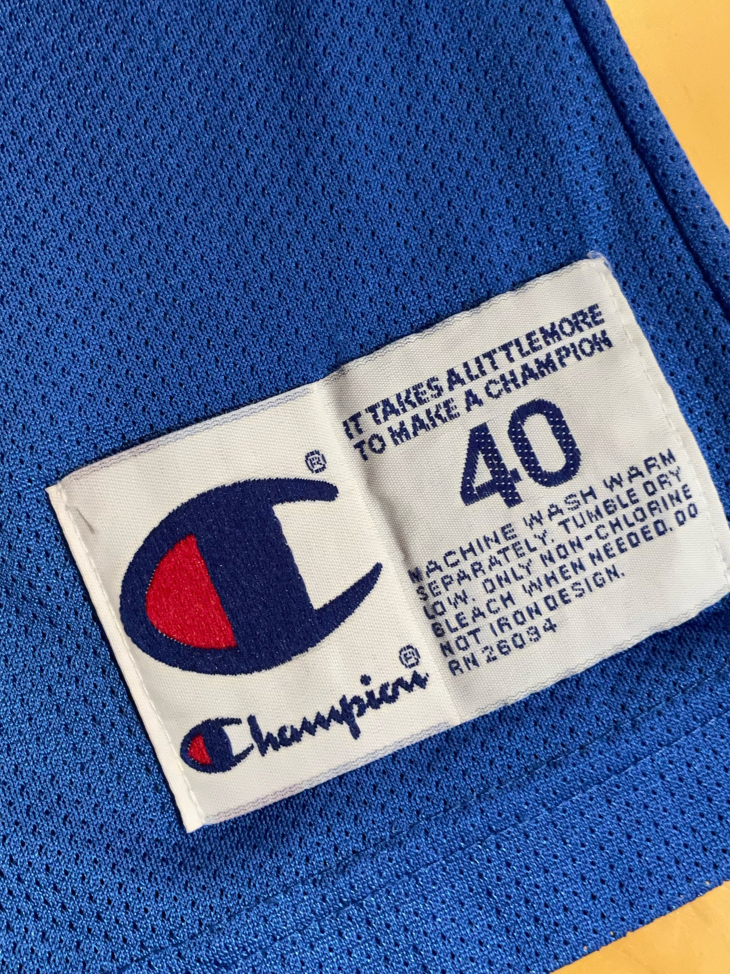 CHAMPION MAGIC ORLANDO PENNY HARDAWAY NBA JERSEY SZ: 40