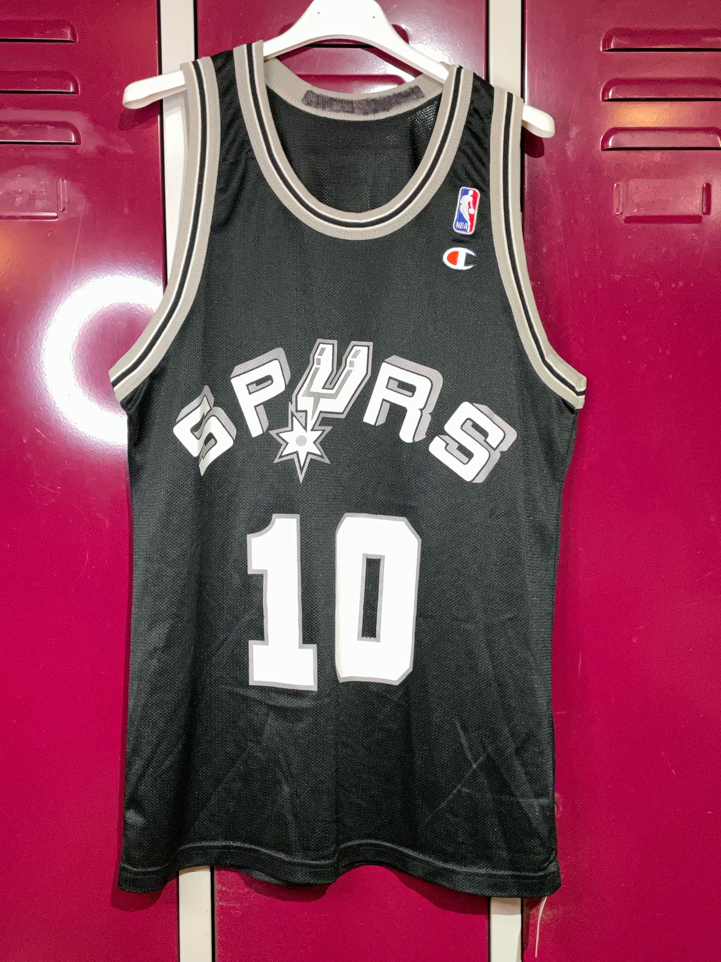 CHAMPION SAN ANTONIO SPURS DENNIS RODMAN NBA JERSEY SZ: M