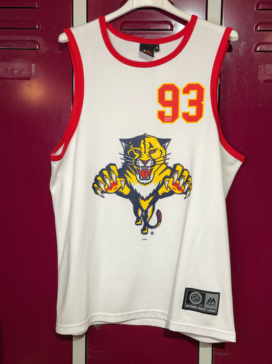 MAJESTIC FLORIDA PANTHERS NHL TANK TOP JERSEY  SZ: M