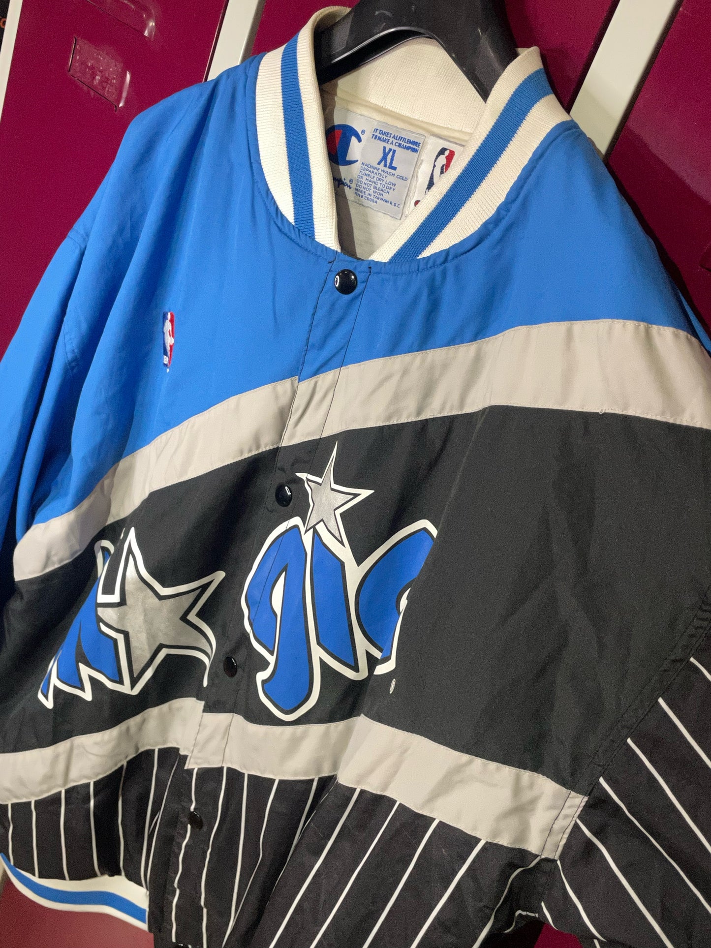 VINTAGE CHAMPION MAGIC ORLANDO COMPLETE WARM UP JACKET & PANTS SZ: XL