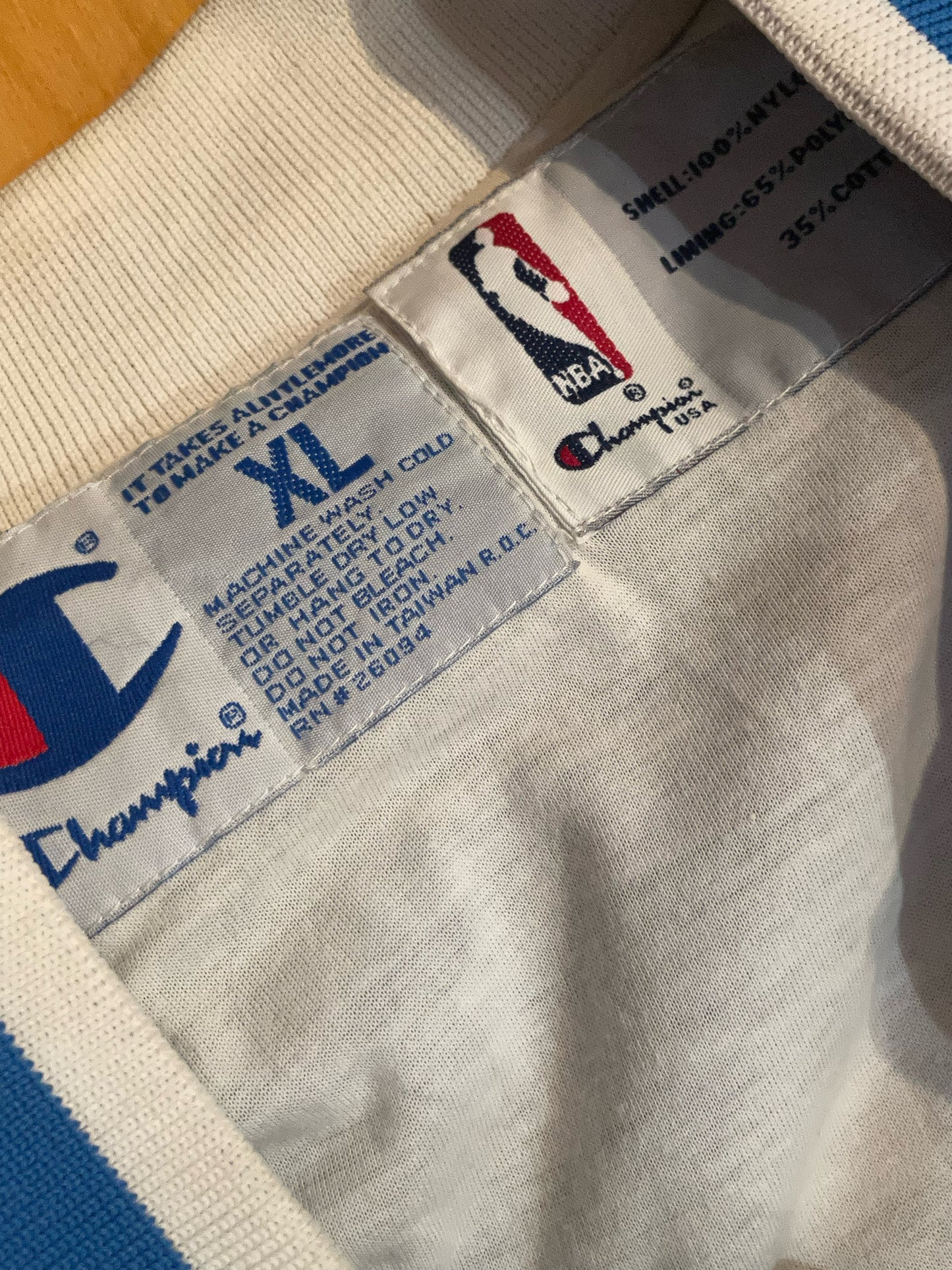 VINTAGE CHAMPION MAGIC ORLANDO COMPLETE WARM UP JACKET & PANTS SZ: XL