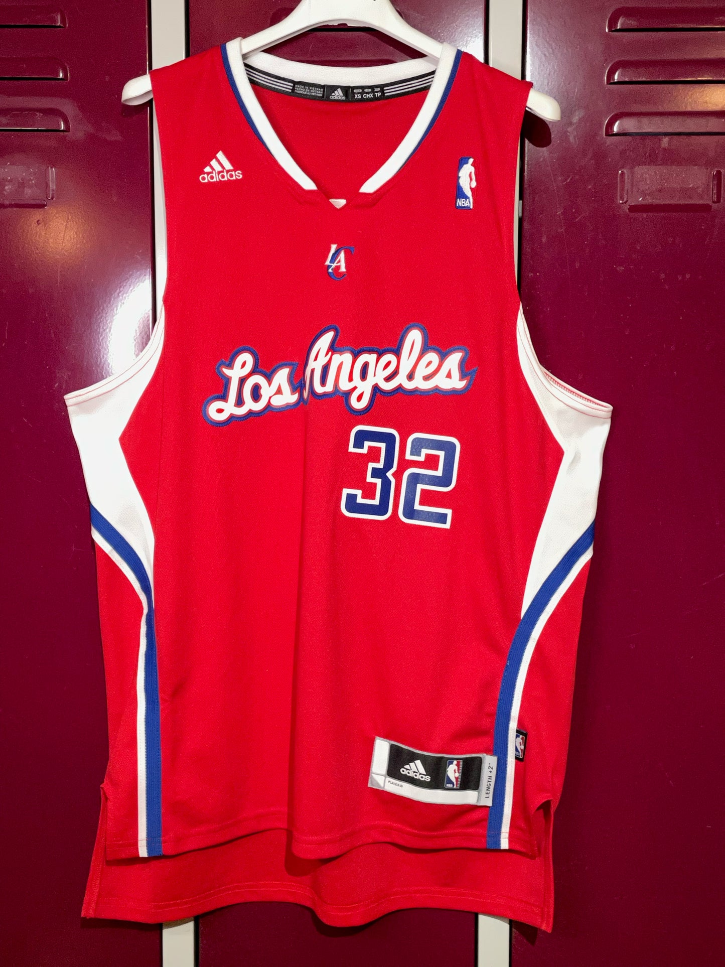 ADIDAS LOS ANGELES CLIPPERS BLAKE GRIFFIN NBA JERSEY SZ: XS