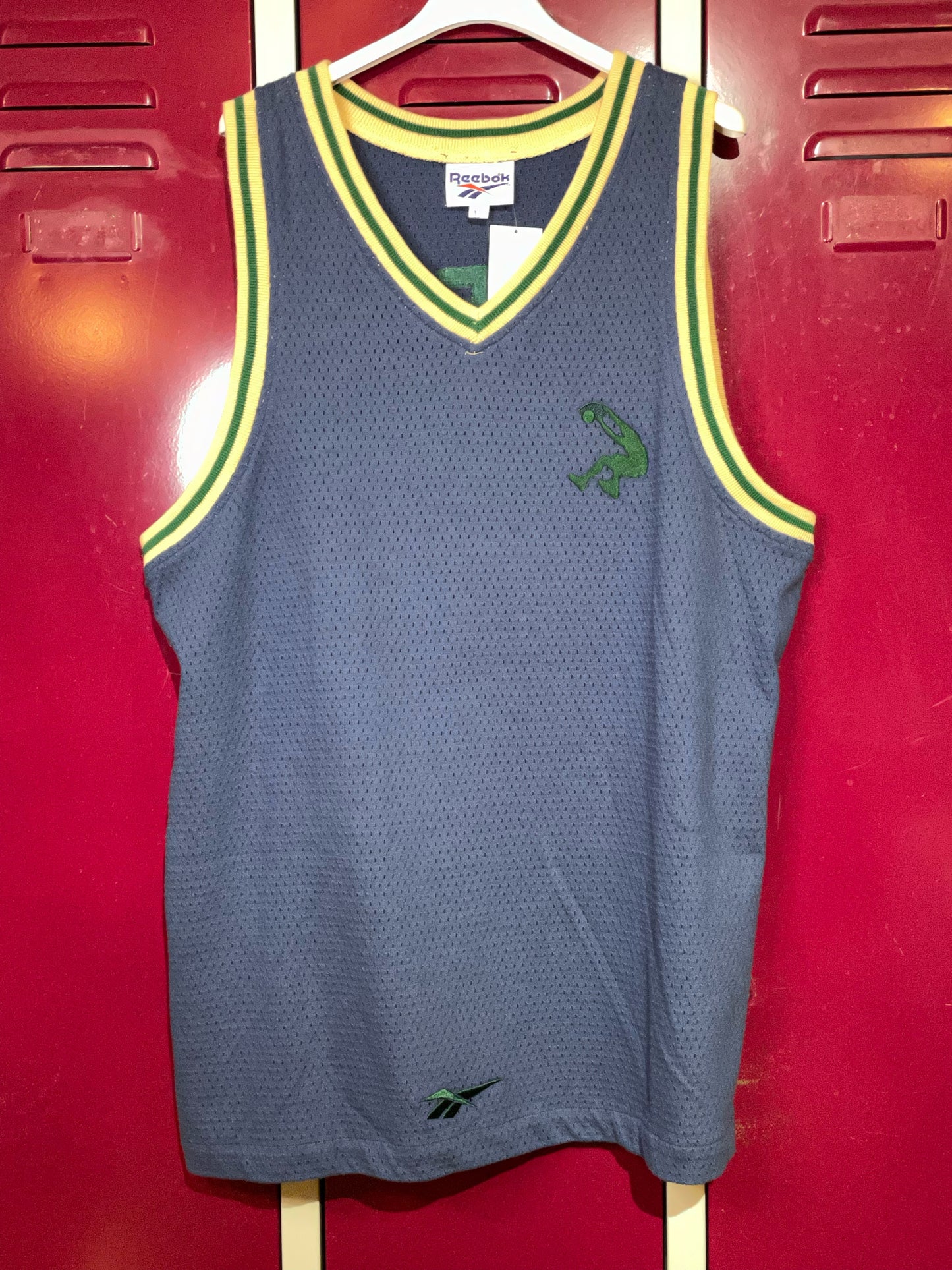 VINTAGE REEBOK SHAQUIL O'NEAL BASKETBALL JERSEY SZ: L