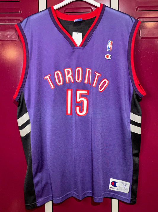 CHAMPION TORONTO RAPTORS "VINCE CARTER" NBA JERSEY  SZ: 48