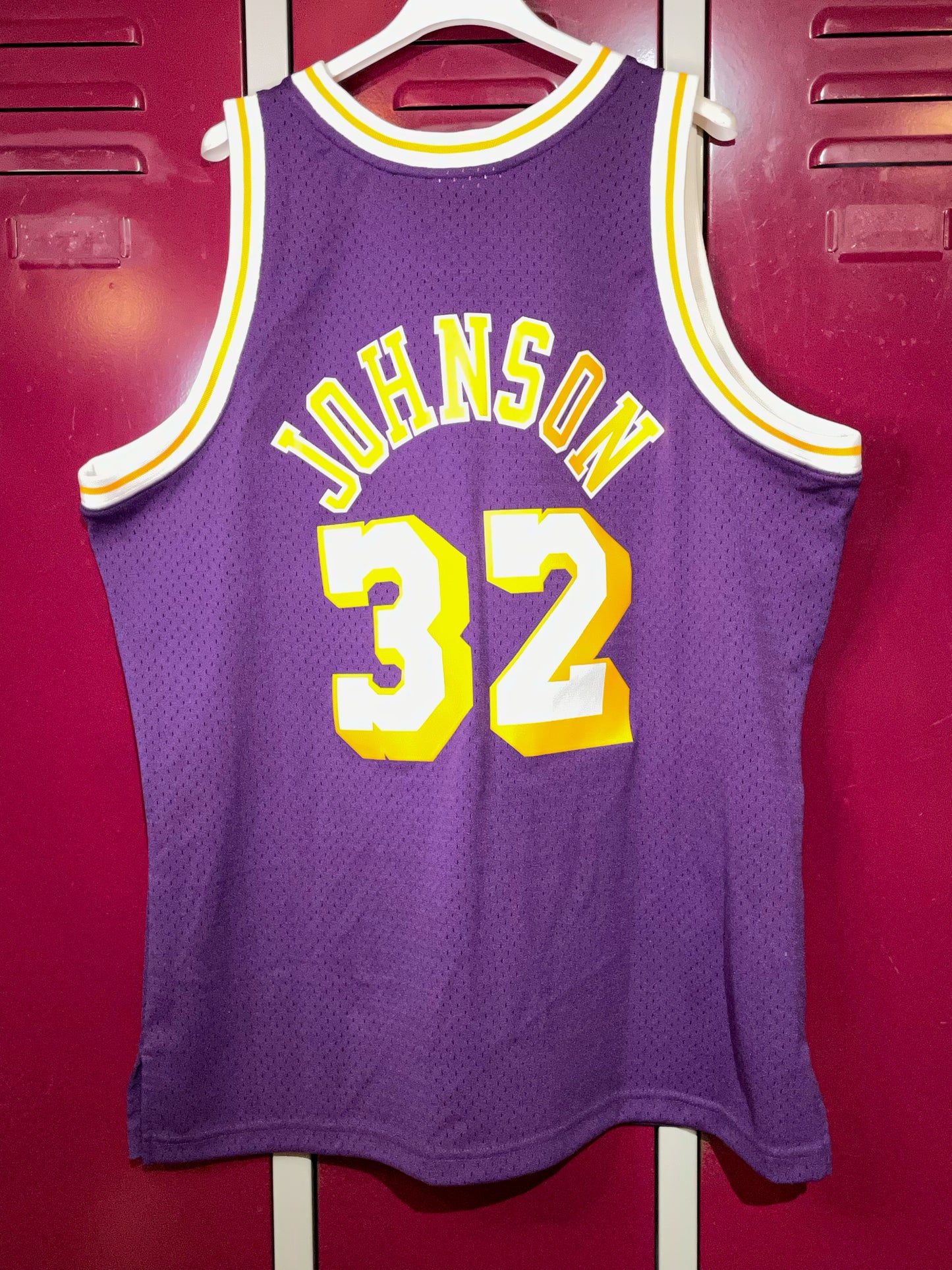 MITCHELL & NESS LOS ANGELES LAKERS "MAGIC JOHNSON" NBA JERSEY SZ: XL