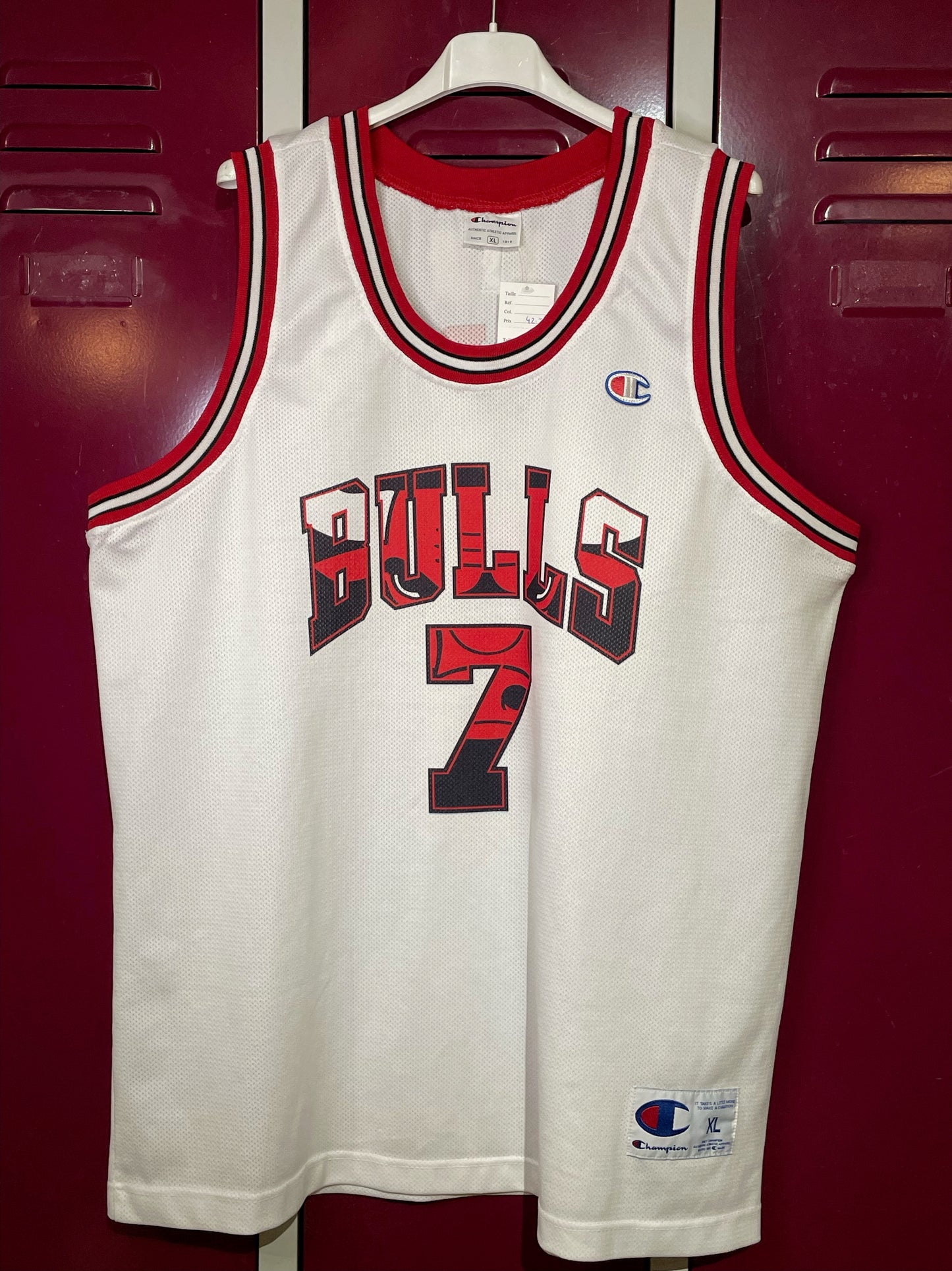 CHAMPION CHICAGO BULLS (BEN GORDON) NBA JERSEY SZ: XL