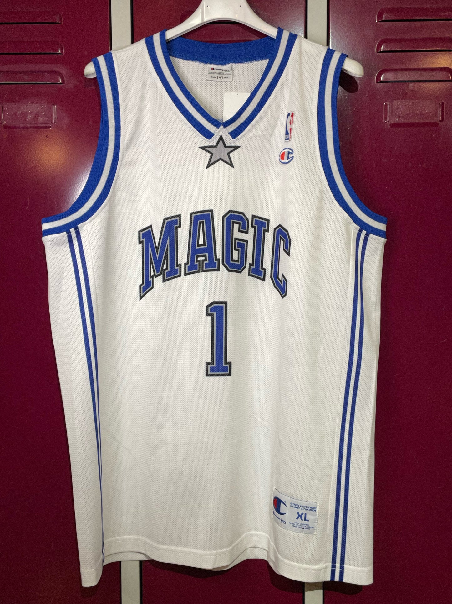 CHAMPION MAGIC ORLANDO "TRACY MCGRADY" NBA JERSEY SZ: XL