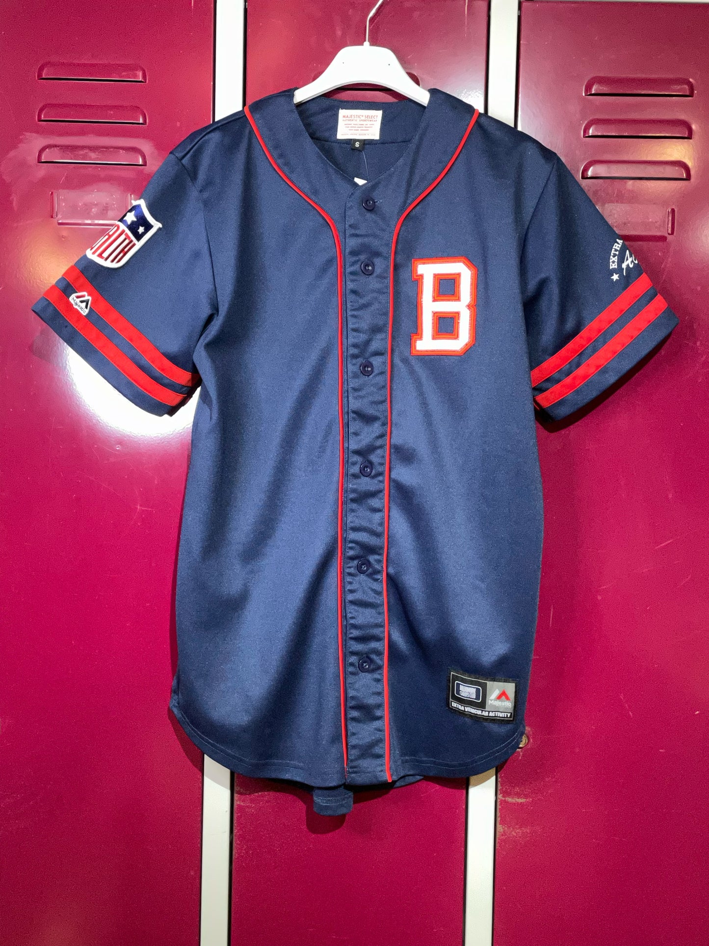 MAJESTIC X BIOLLIONAIRE BOYS CLUB BASEBALL JERSEY SZ: S