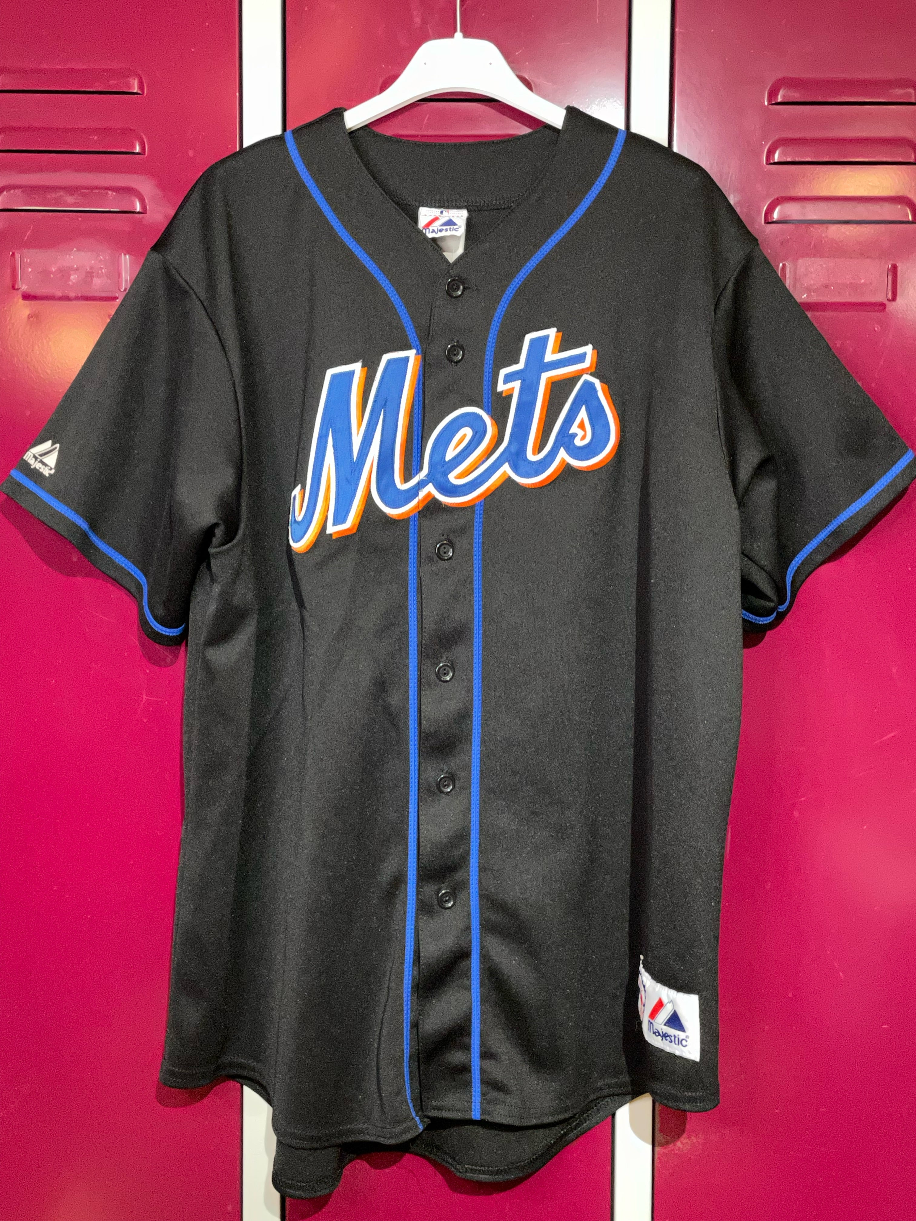 MAJESTIC NEW YORK METS WRIGHT MLB BASEBALL JERSEY SZ: M – Stay Alive  vintage store