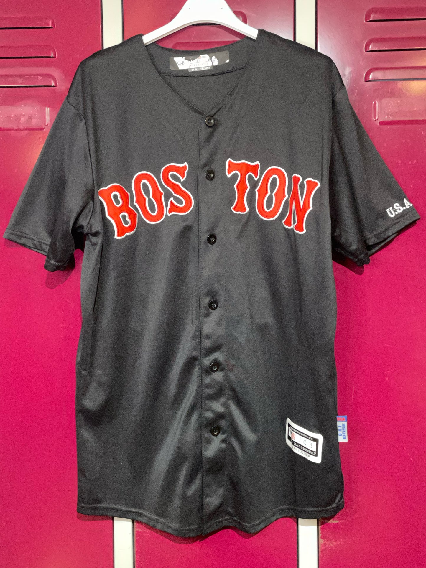 DRI BASE BOSTON RED SOX "DAVID ORTIZ" MLB BASEBALL JERSEY SZ: M