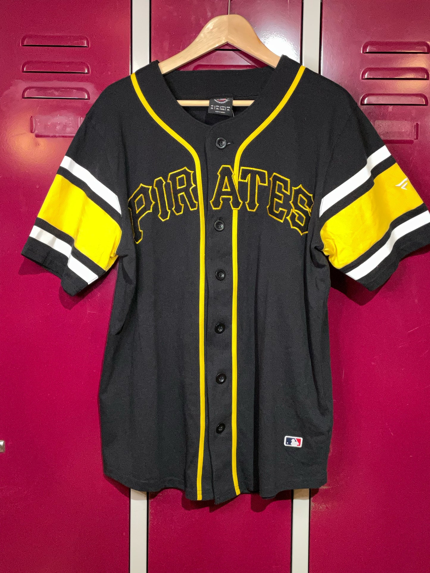GEMUINE MARCHANDISE PITTSBURG PIRATES MLB BASEBALL JERSEY SZ: XL