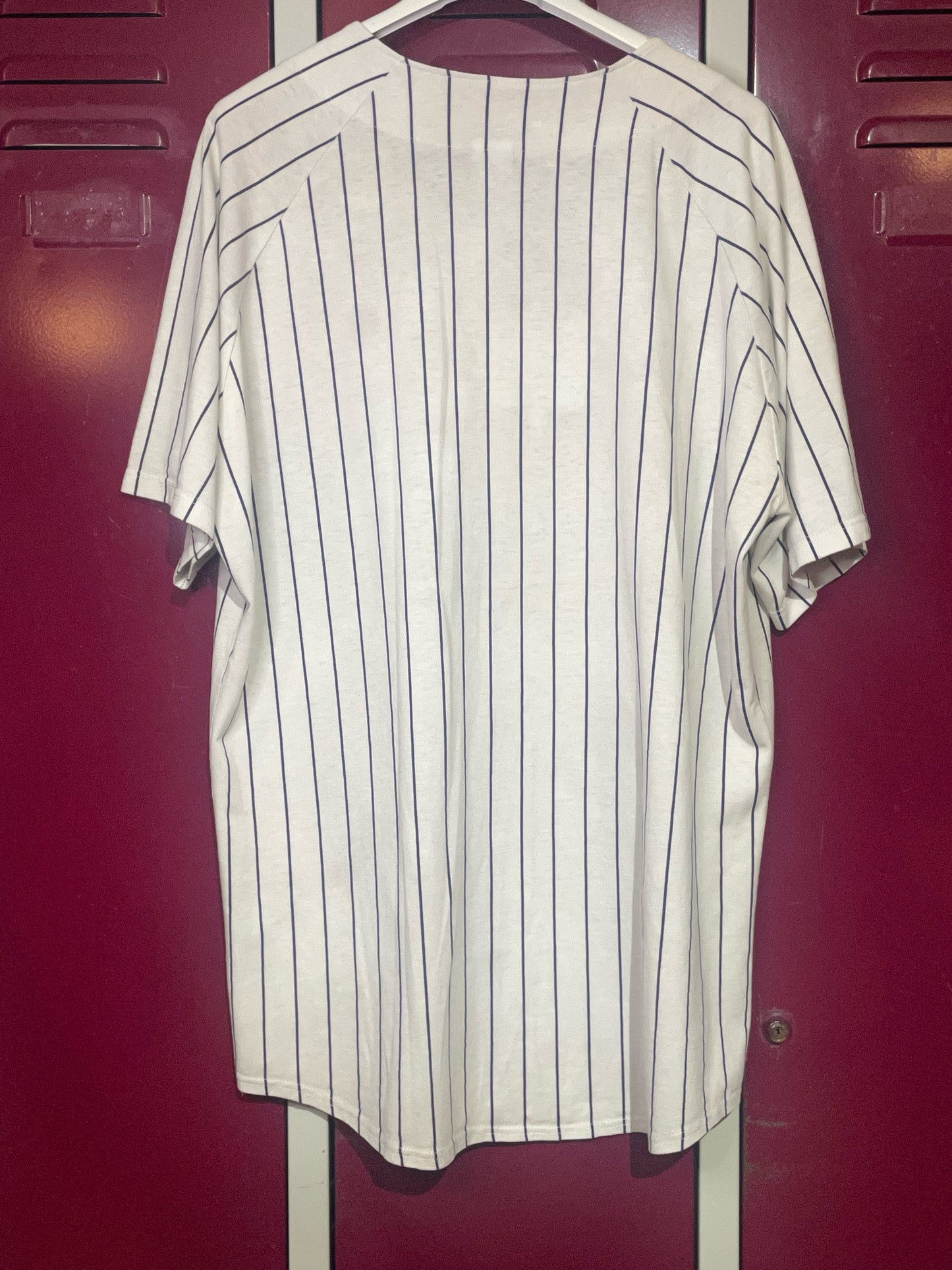 RUSSELL ATHLETIC NEW YORK YANKEES MLB BASEBALL JERSEY SZ: L