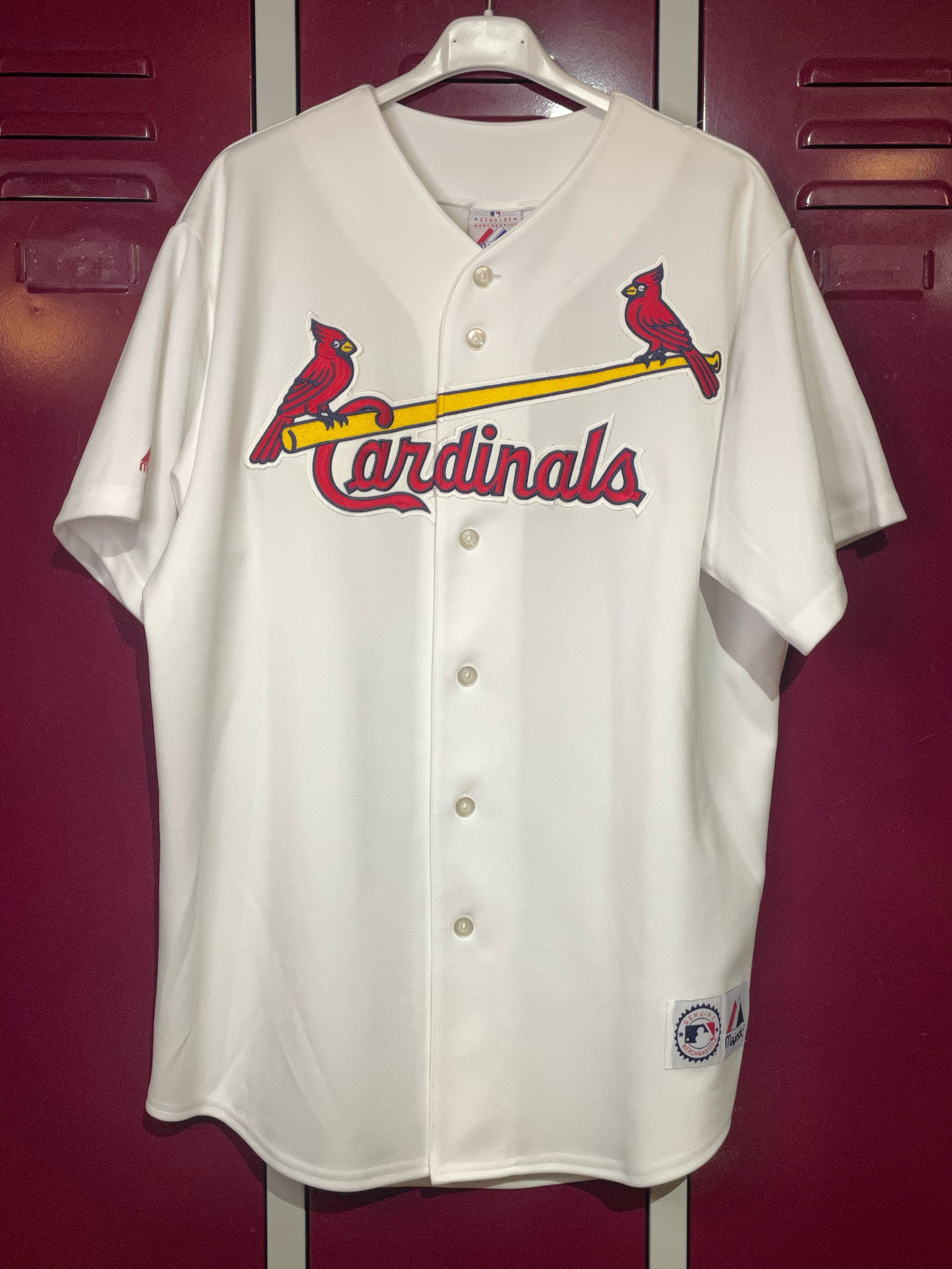 MAJESTIC ST. LOUIS CARDINALS MCGWIRE MLB BASEBALL JERSEY SZ: M