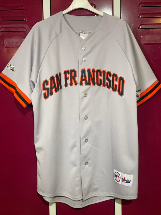 MAJESTIC SAN FRANCISCO GIANTS MLB BASEBALL JERSEY  SZ: L