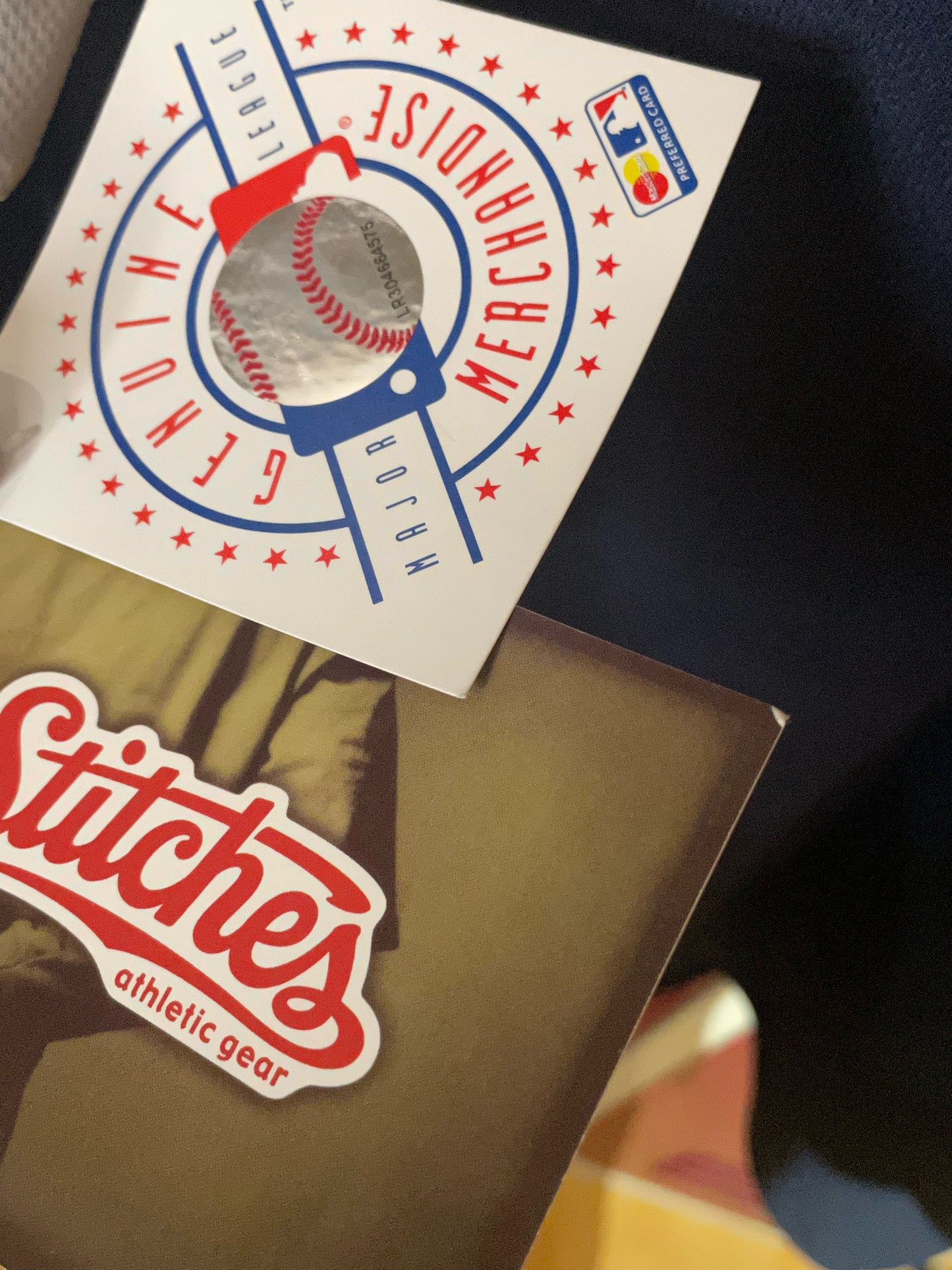 "DS" STITCHES ATHLETIC NEW YORK YANKEES MLB BASEBALL JERSEY  SZ: L