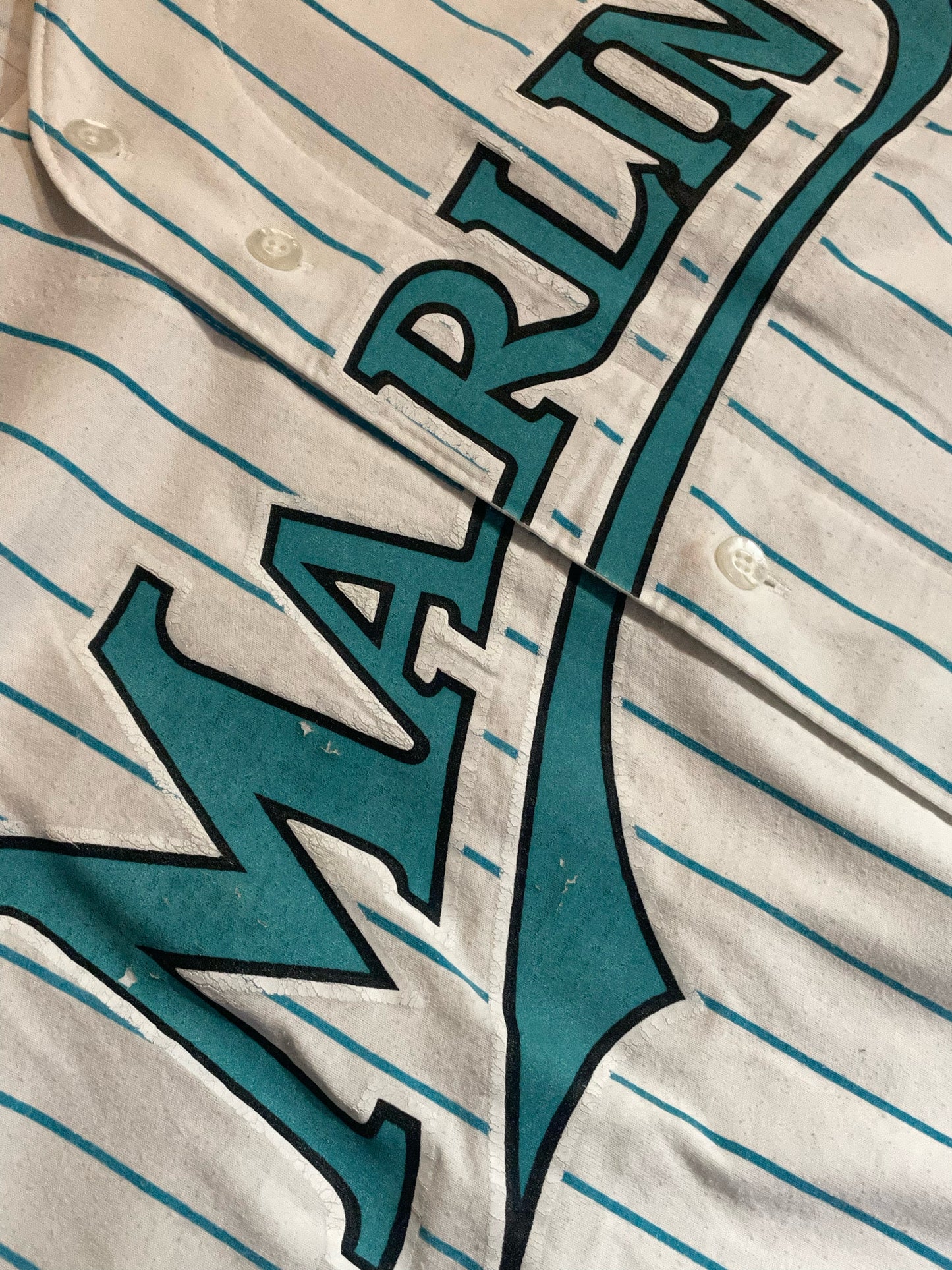 RUSSELL ATHLETIC MIAMI MARLINS MLB BASEBALL JERSEY SZ: XL