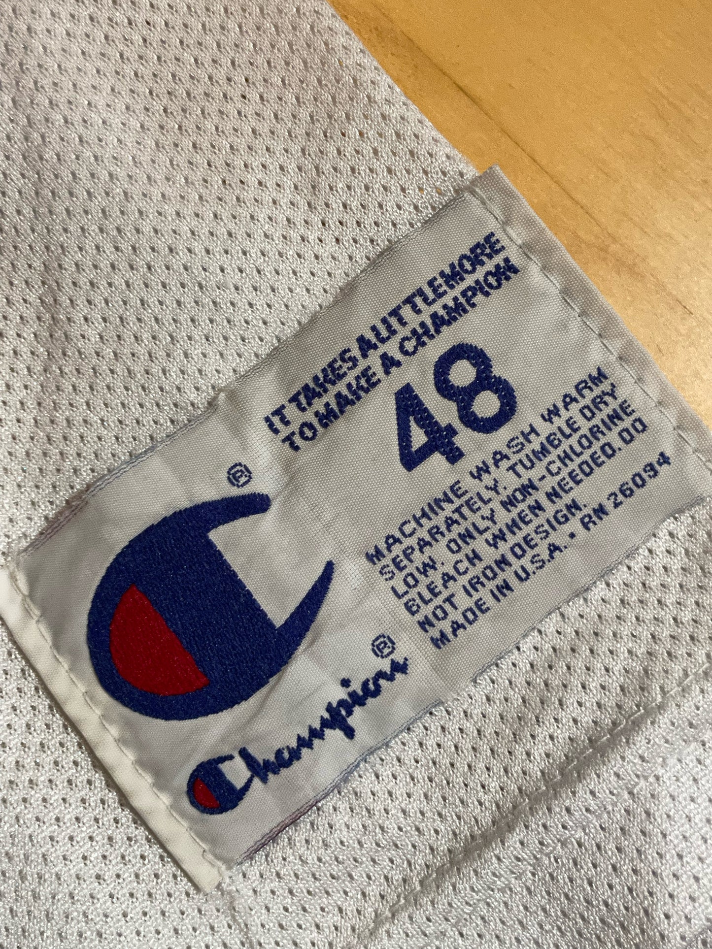 VINTAGE CHAMPION UTAH JAZZ "KARL MALONE" NBA BASKETBALL JERSEY  SZ: 48