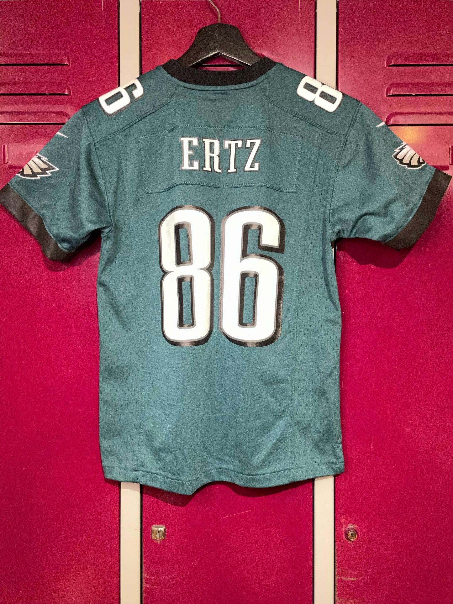 "KIDS" NIKE PHILADELPHIA EAGLES "ZACK ERTZ" NFL JERSEY SZ: KIDS M