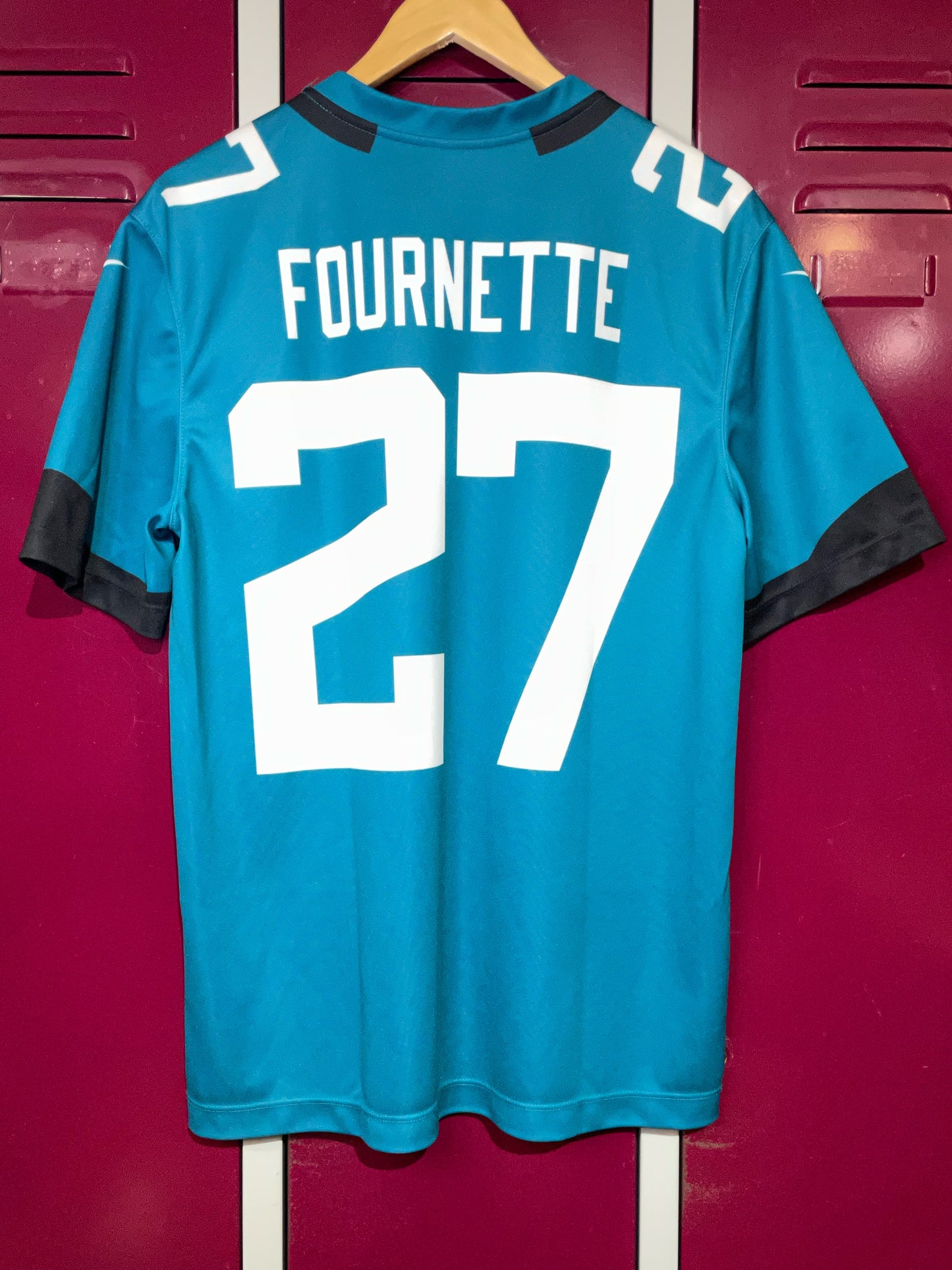 NIKE COLOR RUSH JACKSONVILLE JAQUARS "LEONARD FOURNETTE" NFL JERSEY SZ: M
