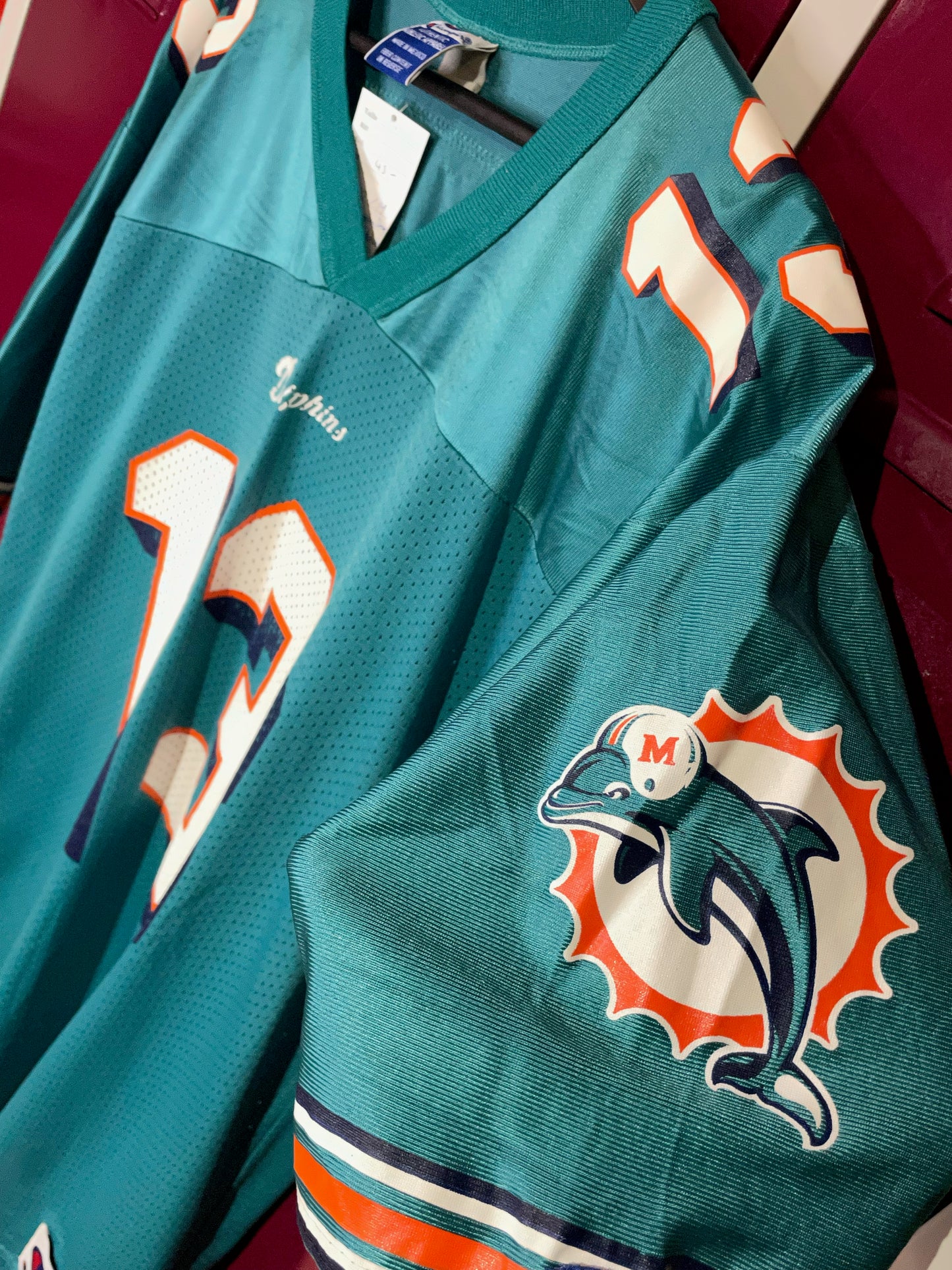 VINTAGE CHAMPION MIAMI DOLPHINS "DAN MARINO" NFL JERSEY  SZ: 40