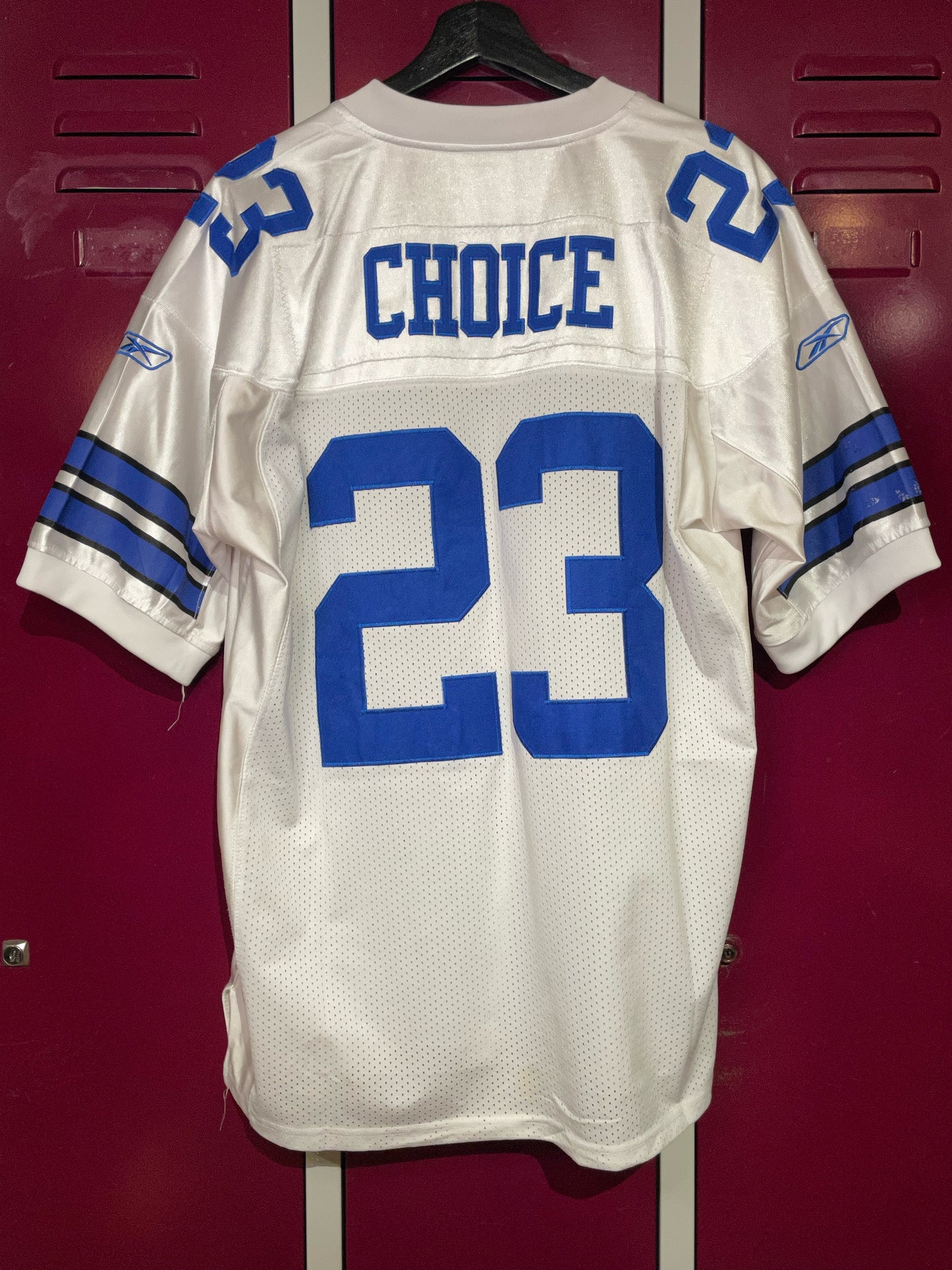 REEBOK  DALLAS COWBOYS "TASHARD CHOICE" NFL FOOTBALL JERSEY  SZ: 48
