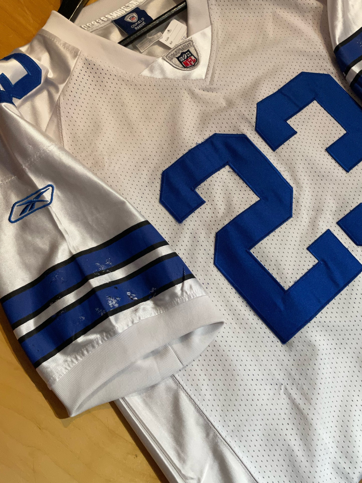 REEBOK  DALLAS COWBOYS "TASHARD CHOICE" NFL FOOTBALL JERSEY  SZ: 48