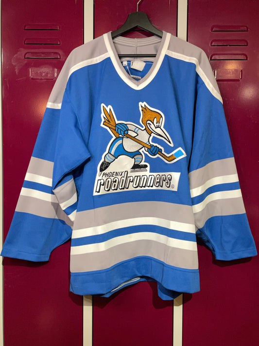 VINTAGE BAUER PHOENIX ROADRUNNERS IHL HOCKEY JERSEY  SZ: 48