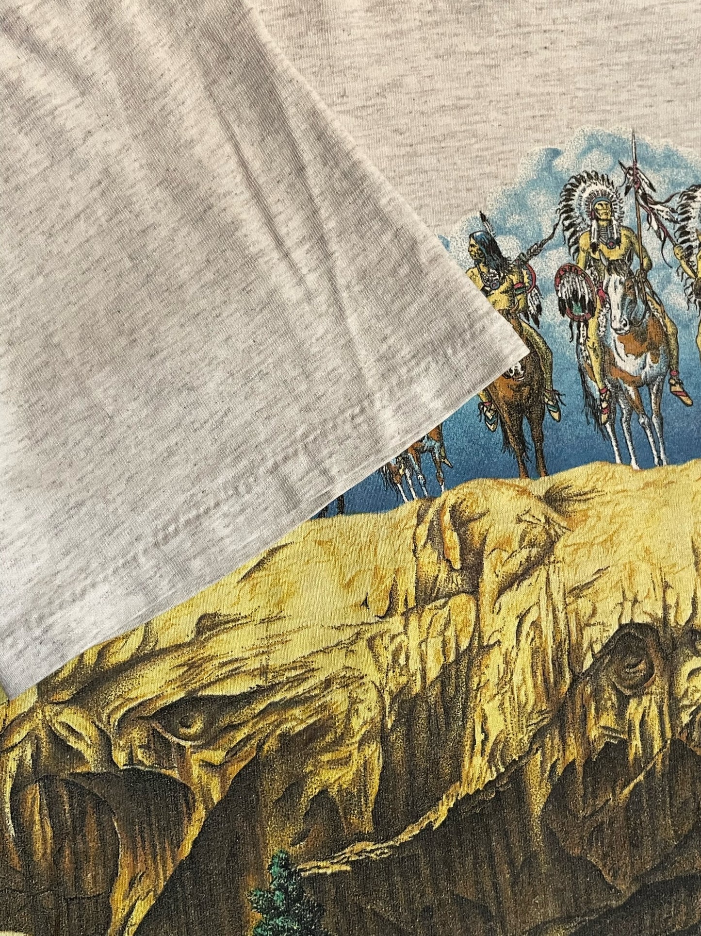 VINTAGE HABITAT XCIV NATIVE AMERICANS T-SHIRT  SZ: L