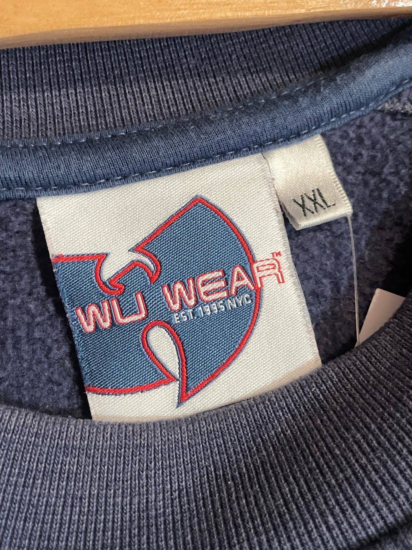 VINTAGE WU WEAR DENIM CO. CREWNECK SWEATSHIRT SZ: XXL