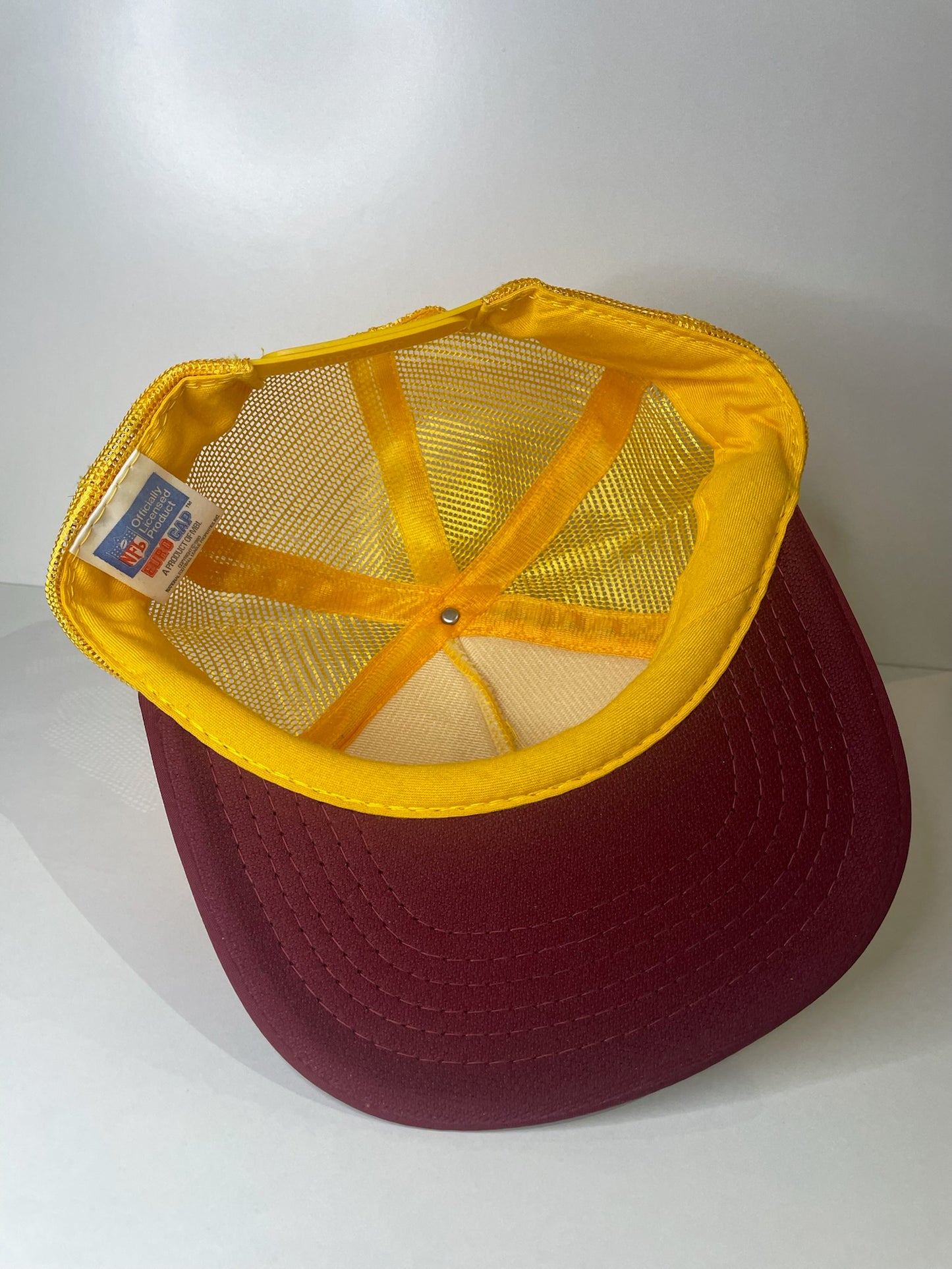 VINTAGE 80s WSHINGTON REDSKINS EURO CAP TRUCKER CAP HAT