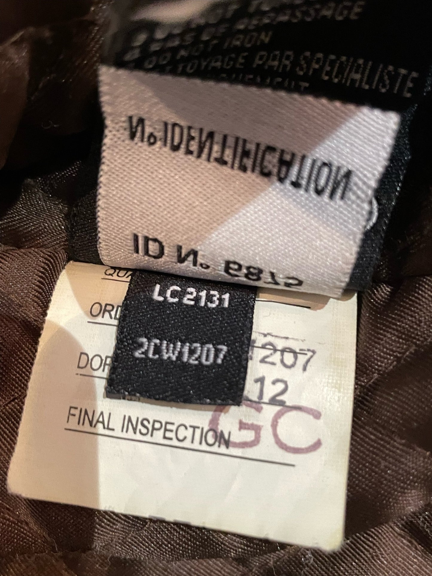 SCHOTT N.Y.C "LC2131" JACKET  SZ: XXL