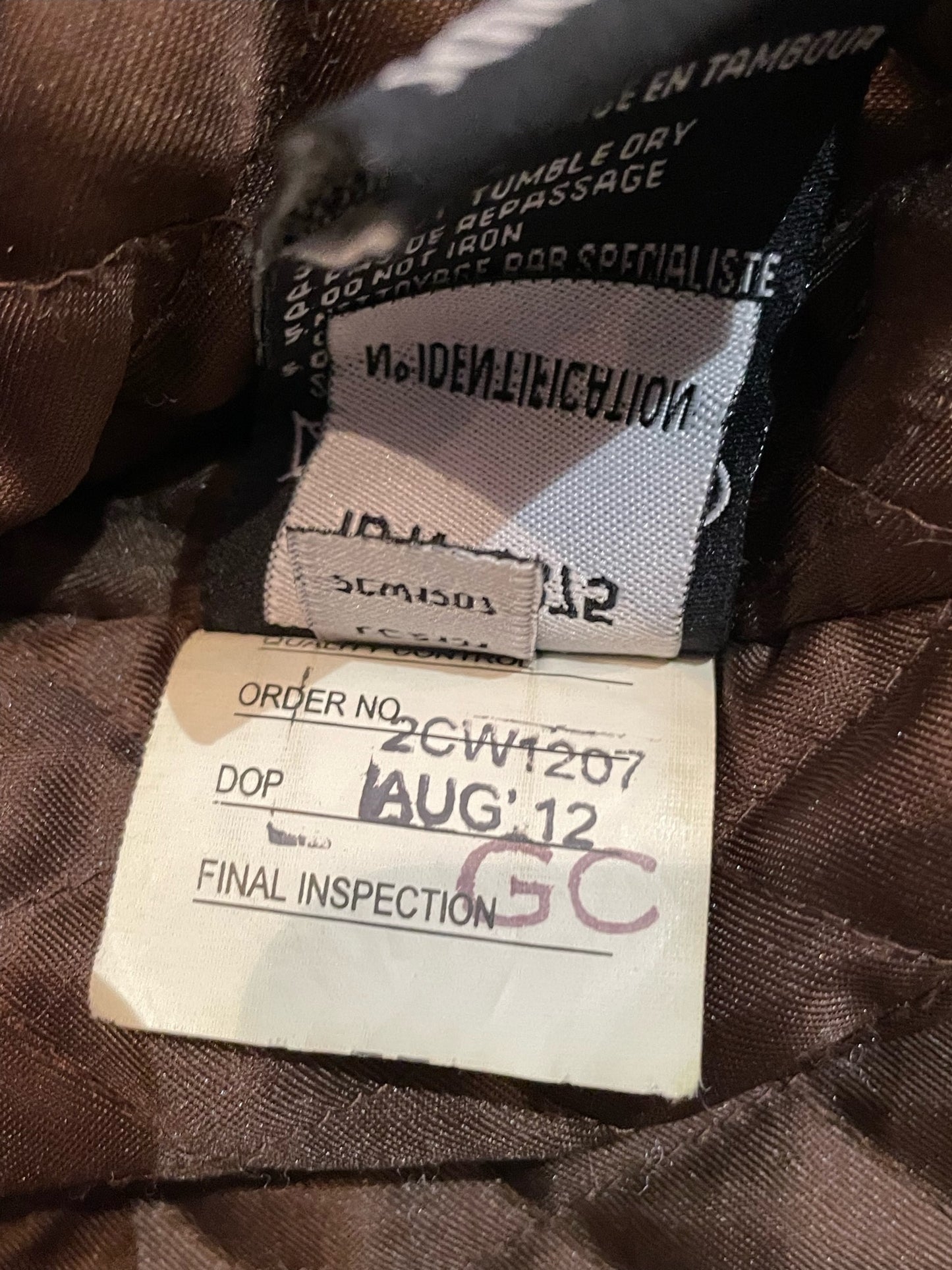 SCHOTT N.Y.C "LC2131" JACKET  SZ: XXL