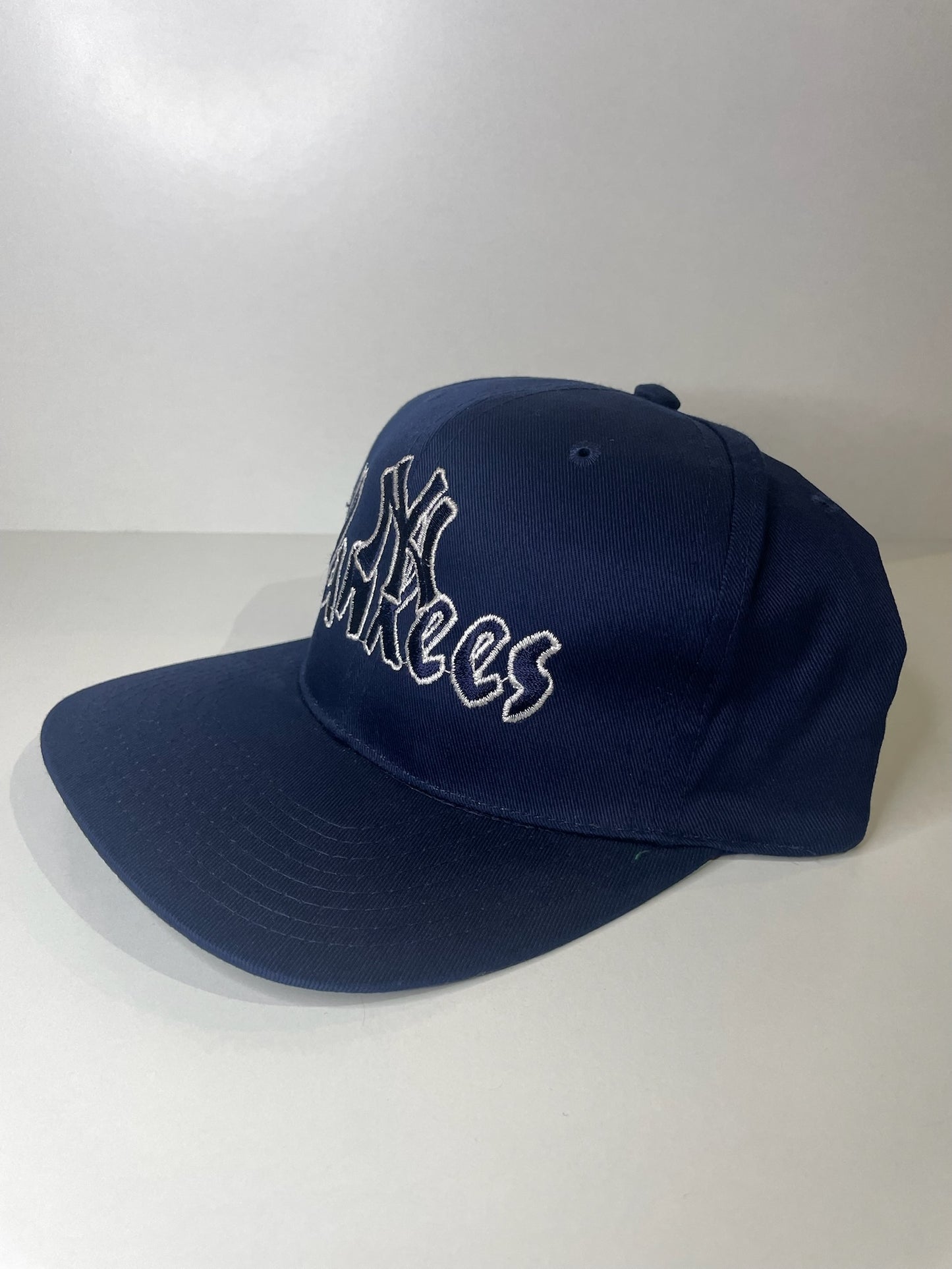 VINTAGE 90s NEW YORK YANKEES HEADMASTER SNAPBACK CAP HAT