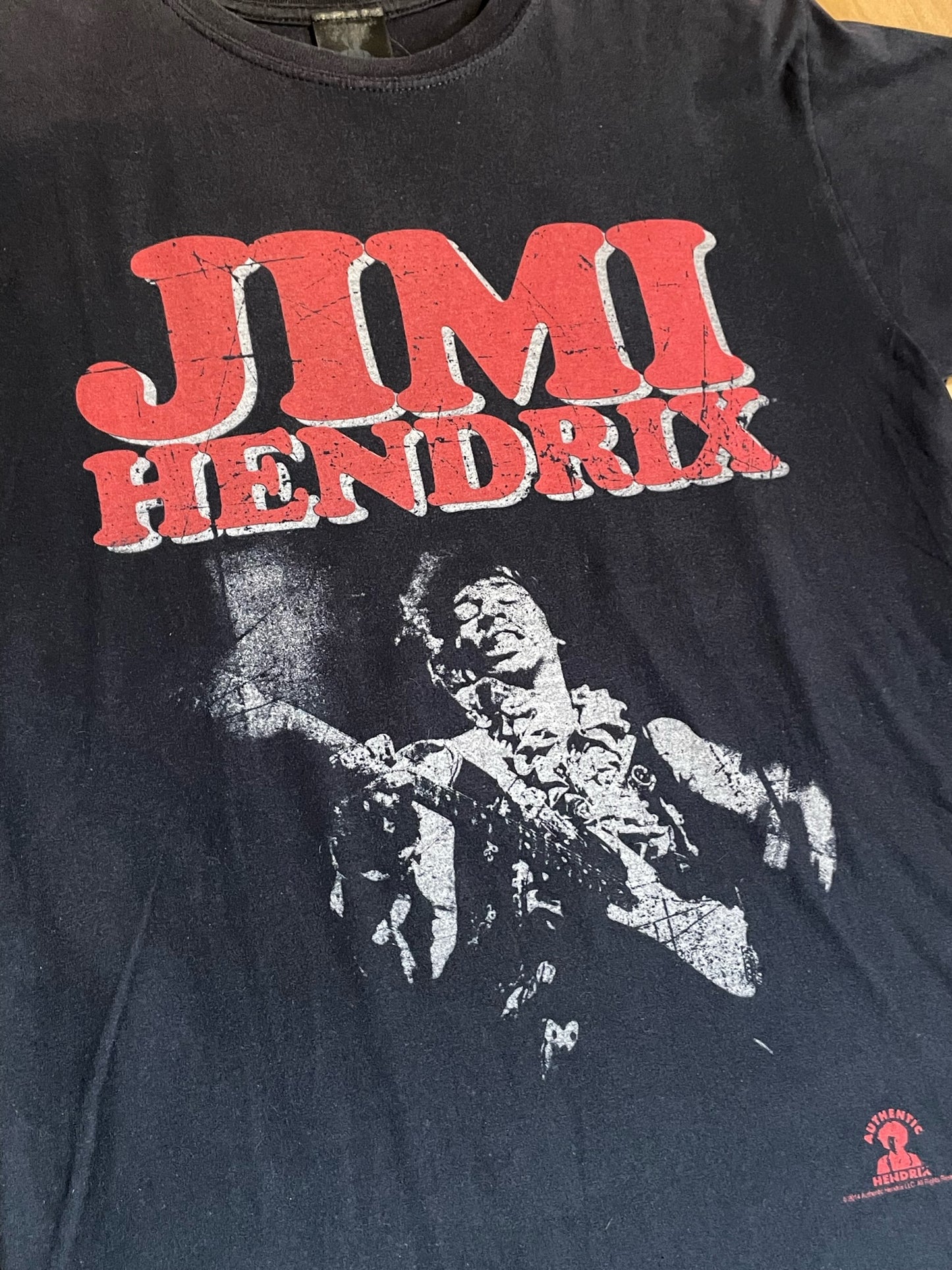 JIMI HENDRIX "2014" MUSIC BAND T-SHIRT  SZ: M