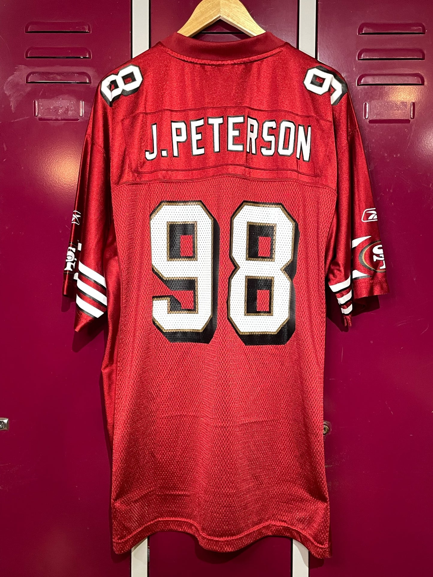 REEBOK SAN FRANCISCO 49ERS "JULIAN PETERSON" NFL FOOTBALL JERSEY  SZ: L