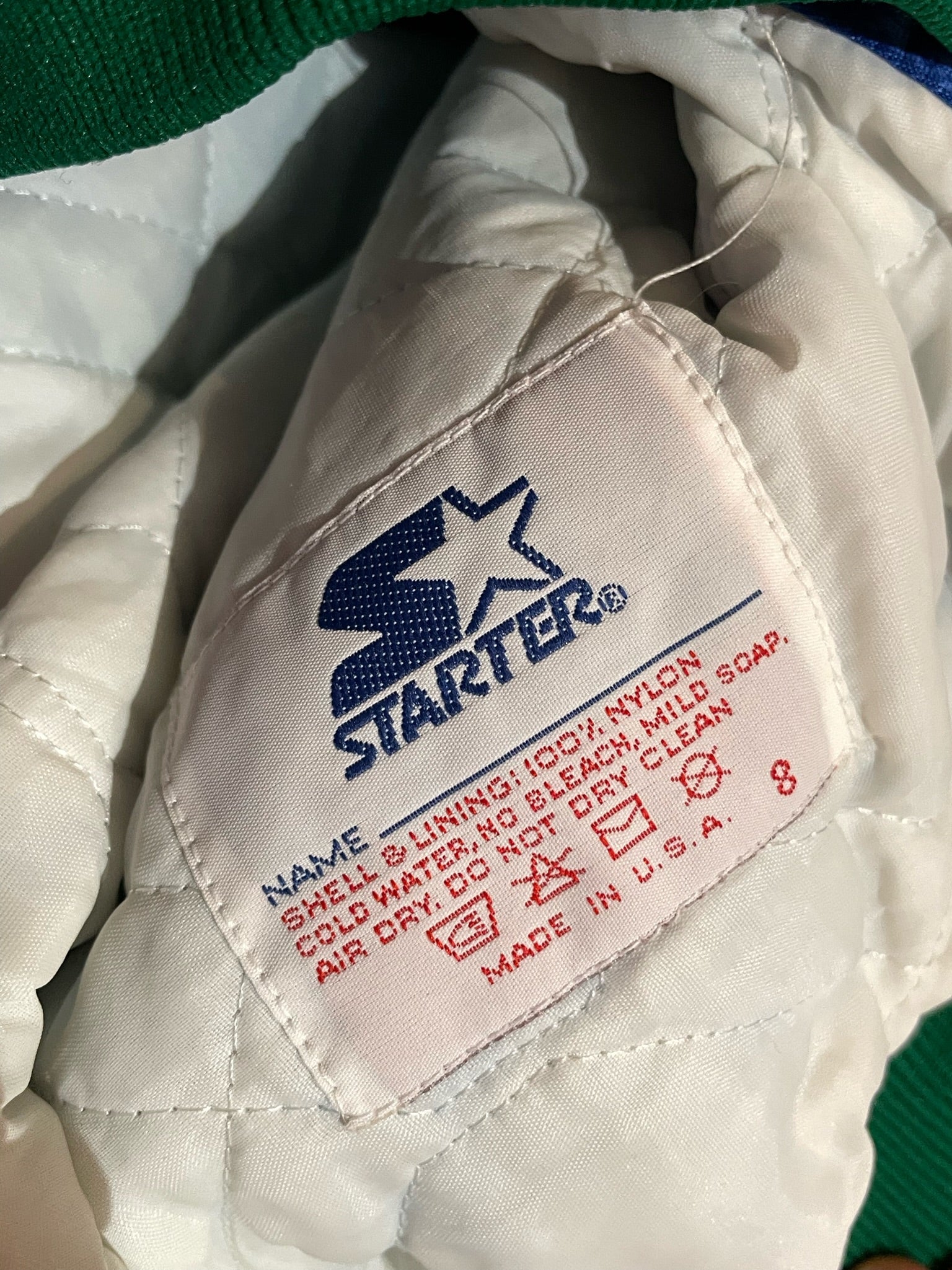 VINTAGE 90s STARTER MIAMI DOLPHINS NFL SATIN JACKET SZ: L – Stay Alive  vintage store