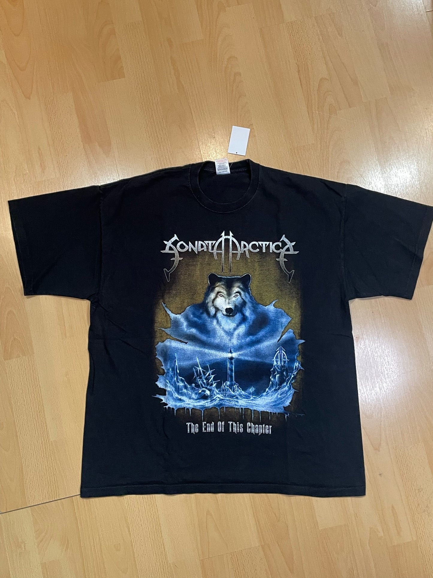 SONATA ARCTICA "THE END OF THIS CHAPTER-1999 - 2006" MUSIC BAND T-SHIRT  SZ: XL