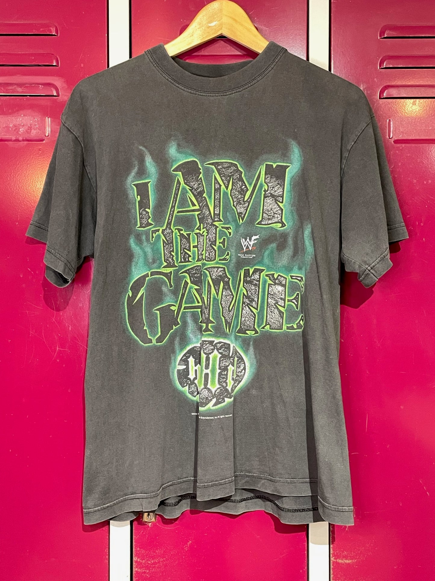 VINTAGE 00s WWF TRIPLE H "I AM THE GAME" T-SHIRT SZ: M