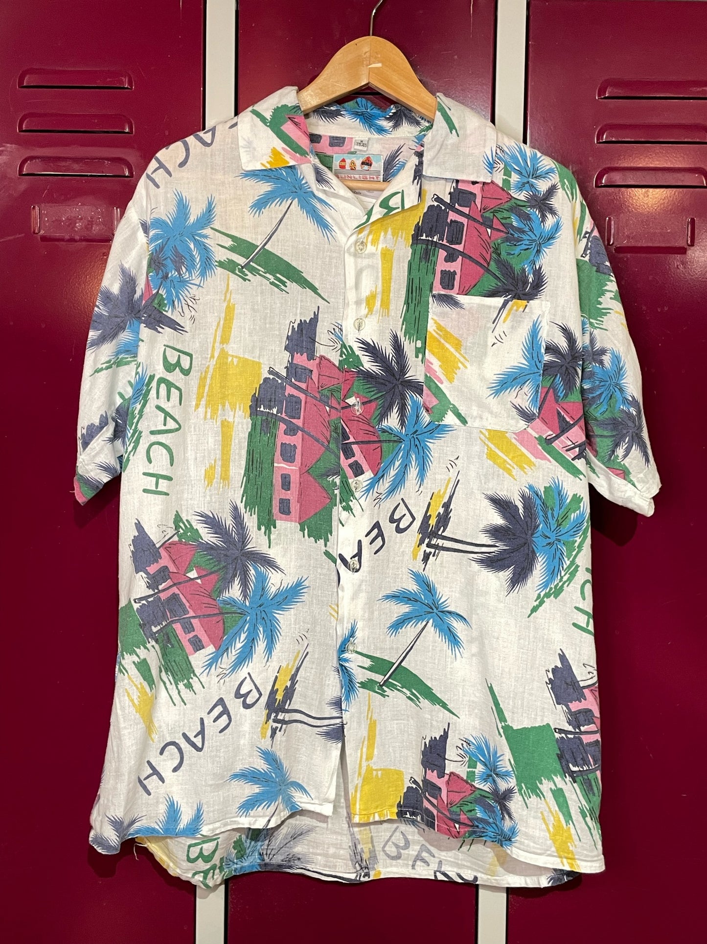 VINTAGE LOCAL SUNLIGHT HAWAIIAN SHORT SLEEVES SHIRT  SZ: M