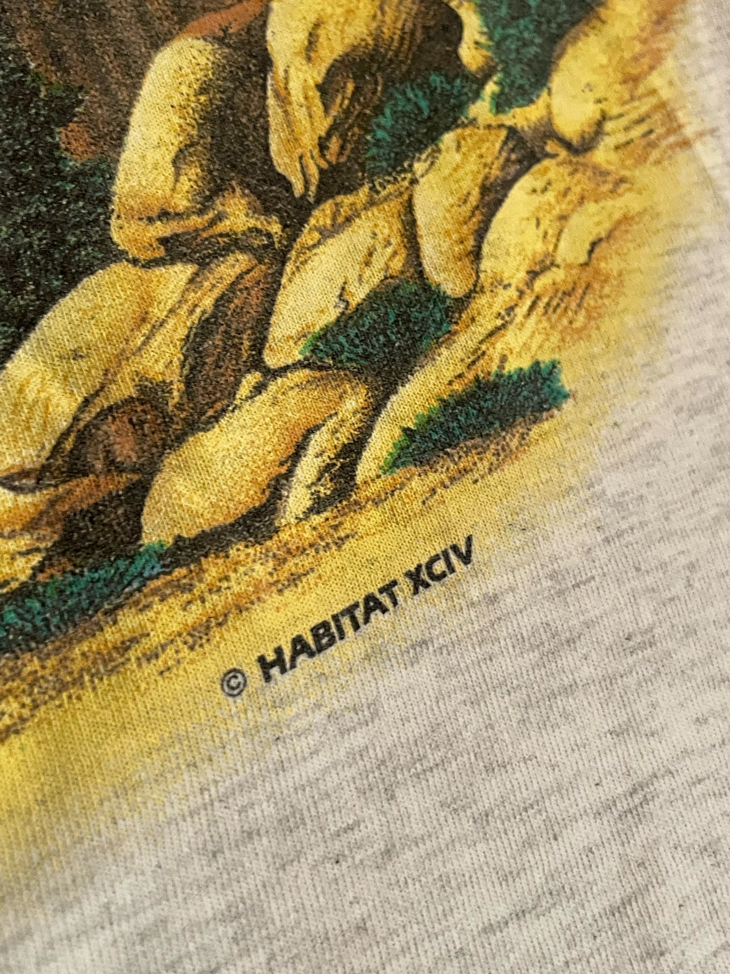 VINTAGE HABITAT XCIV NATIVE AMERICANS T-SHIRT  SZ: L