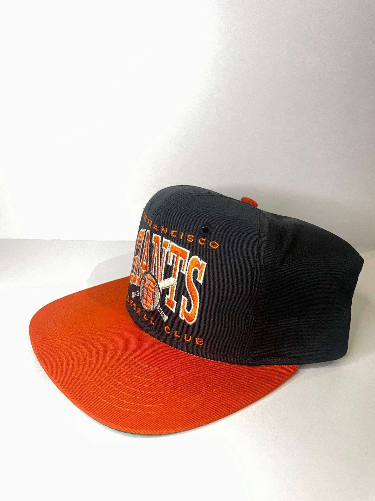 VINTAGE 90s SAN FRANCISCO GIANTS EDS WEST SNAPBACK CAP HAT