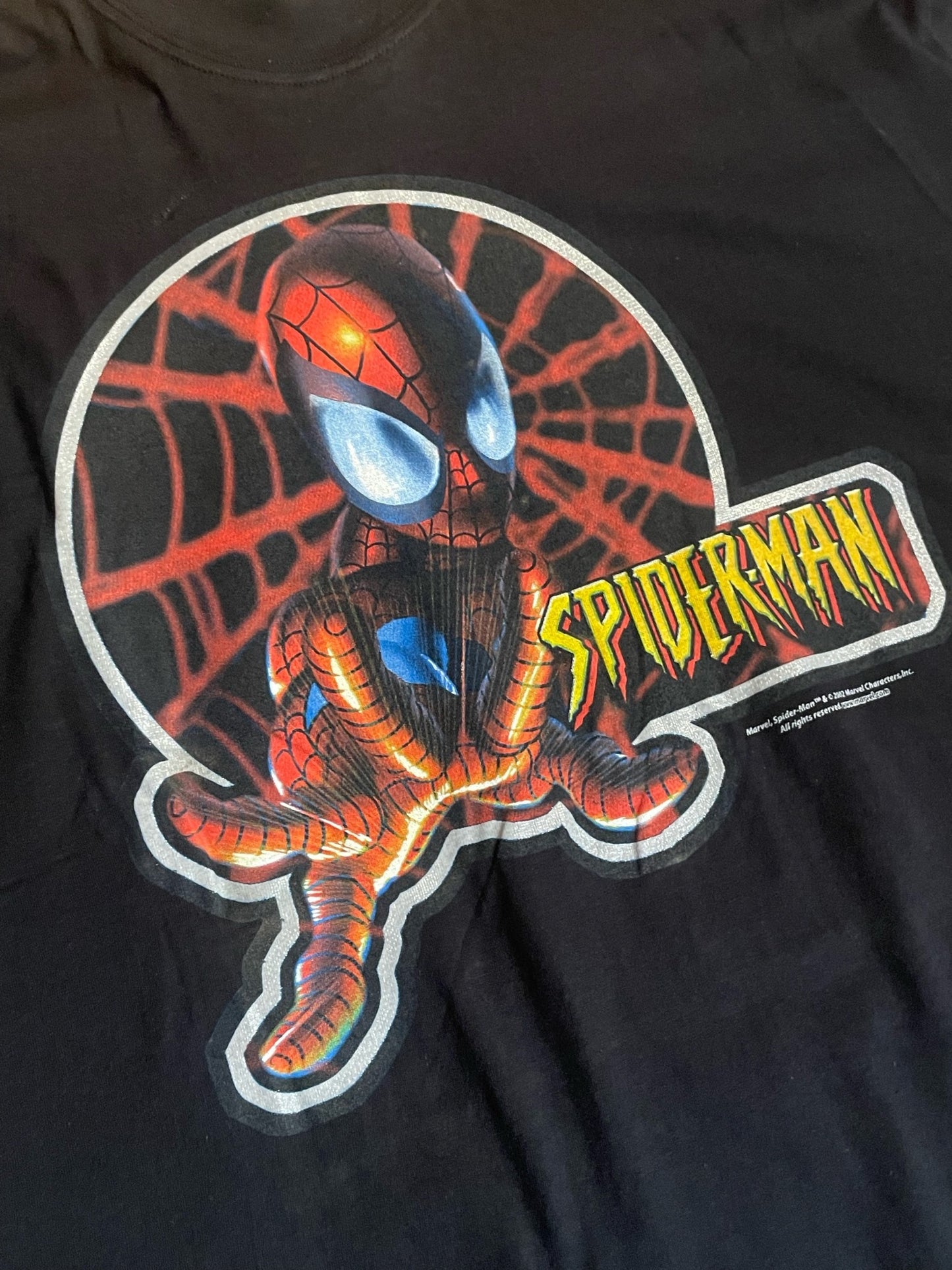 VINTAGE 2002 SPIDER-MAN "MARVEL" T-SHIRT  SZ: L & XL