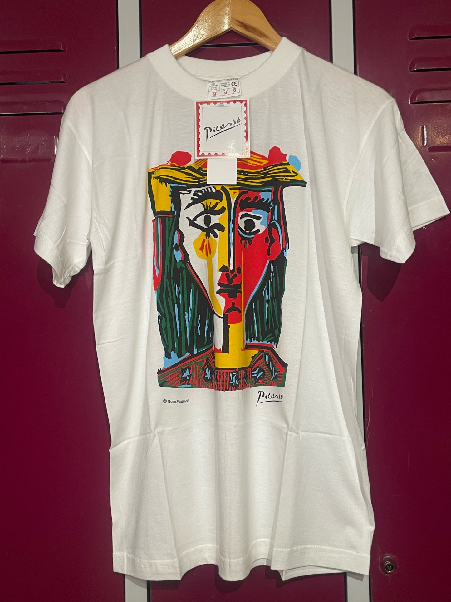 "DS" VINTAGE 1998 PABLO PICASSO  T-SHIRT  SZ: M