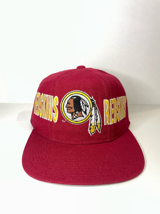 VINTAGE 90s WASHINGTON REDSKINS STARTER SNAPBACK CAP HAT