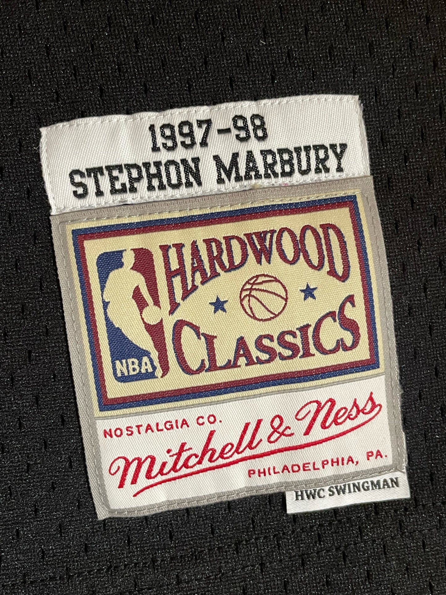 MITCHELL & NESS MINNESOTA TIMBERWOLVES "STEPHON MARBURY" NBA JERSEY  SZ: S