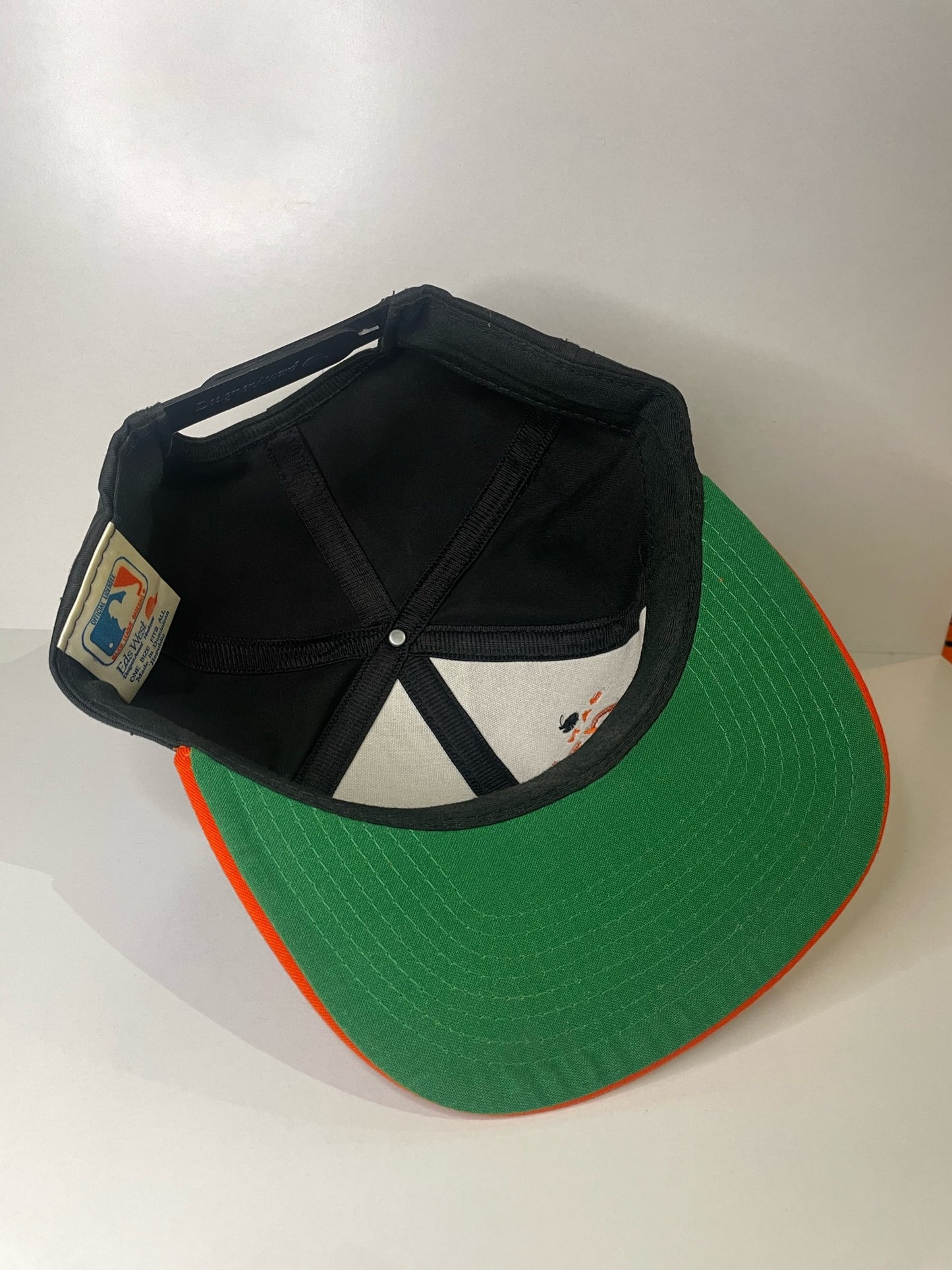 VINTAGE 90s SAN FRANCISCO GIANTS EDS WEST SNAPBACK CAP HAT