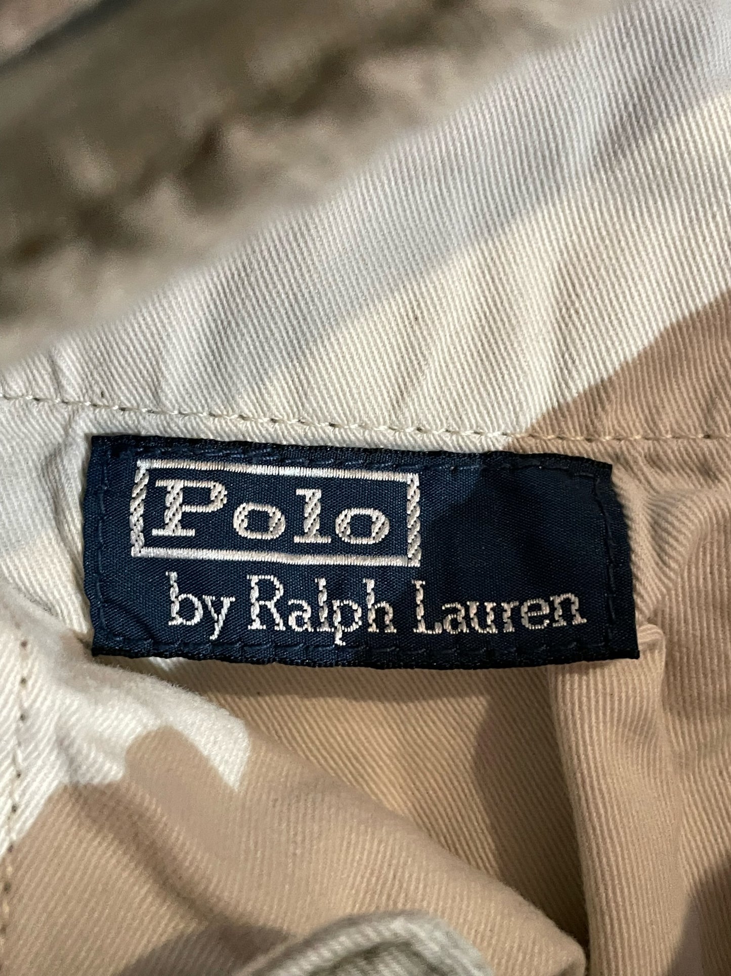 POLO RALPH LAUREN CARGO SHORTS  SZ: 34